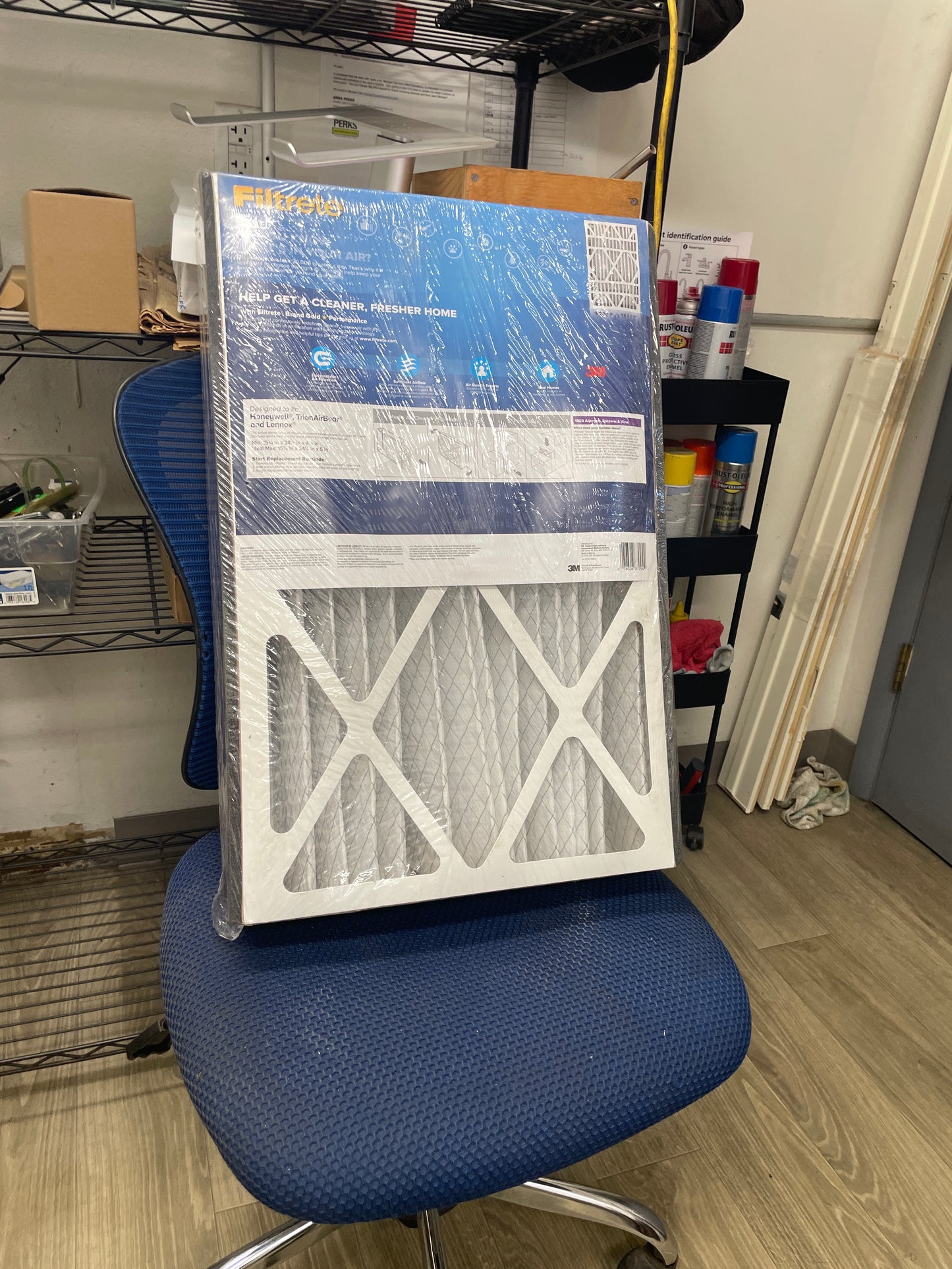 3M Filtrete 1550 MPR Air Filter 16x25x5, Allergens Bacteria and Virus