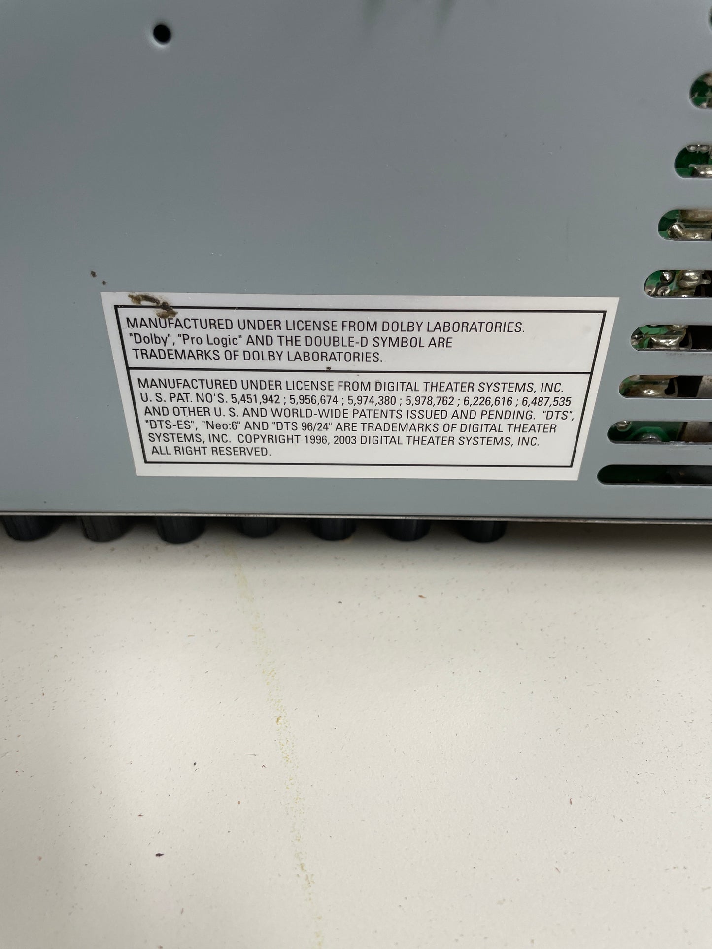 Denon AVR-1706 Audio Video Receiver, 120V
