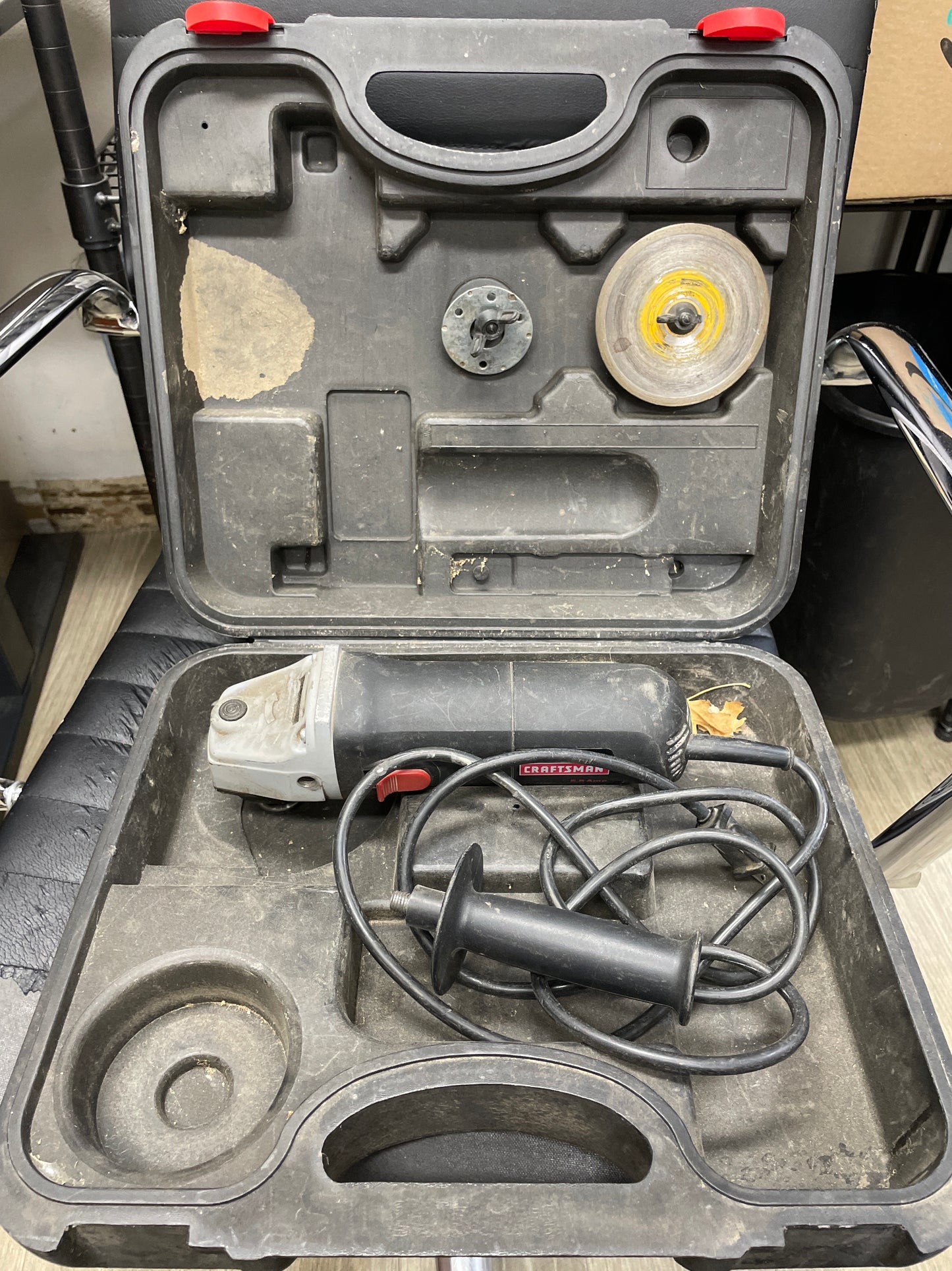 Craftsman 4.5in Angle Grinder, 120V