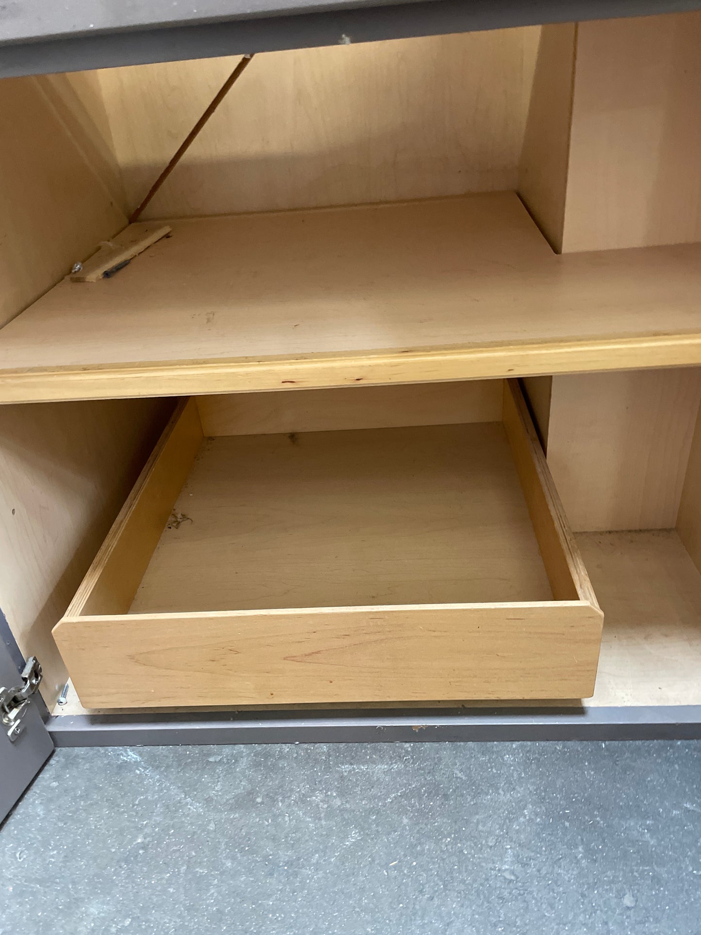 36in Base Cabinet, Gray Finish
