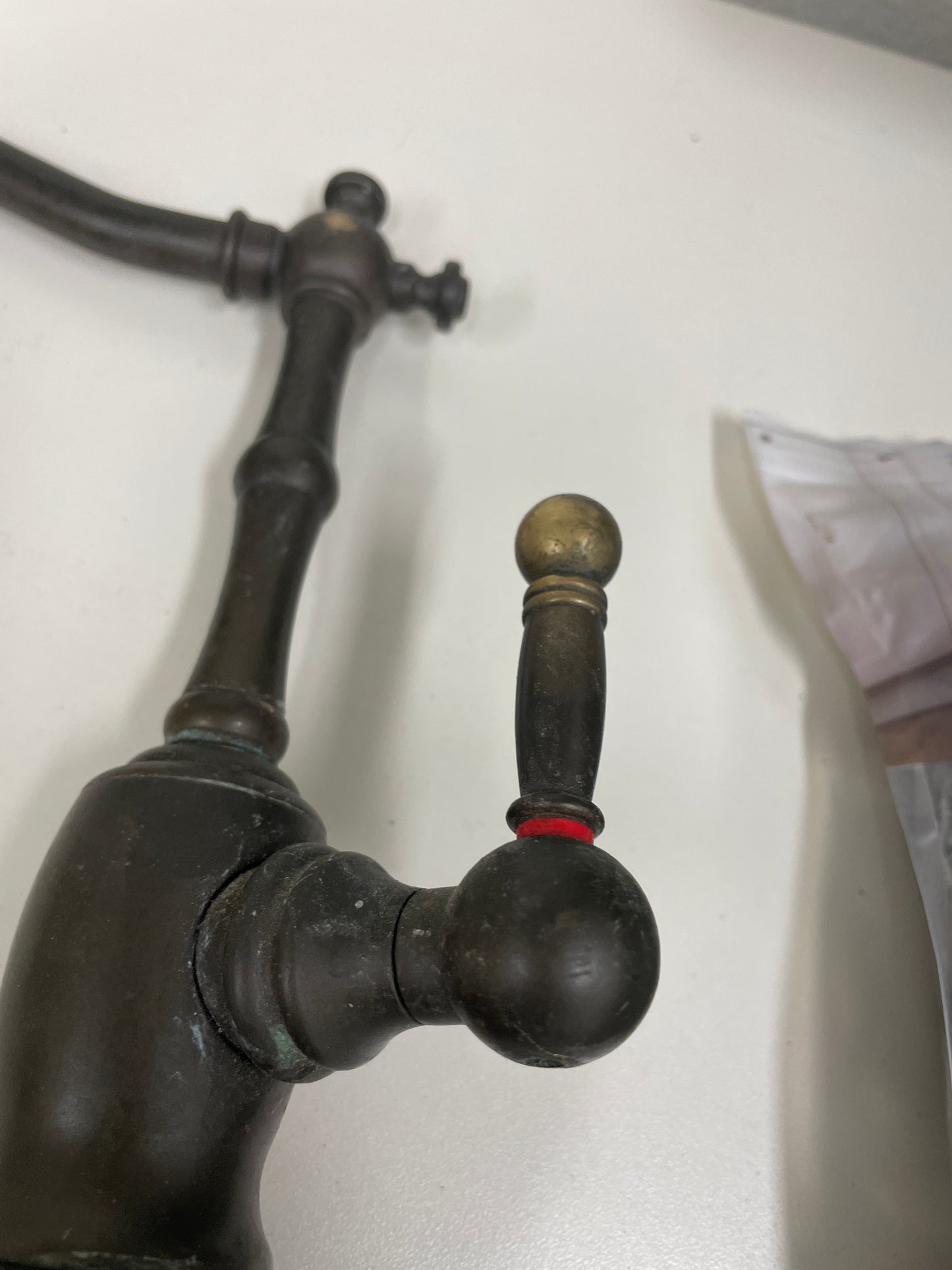 Reclaimed Single-Handle Hot Water Dispenser Tap, Oil-Rubbed Bronze