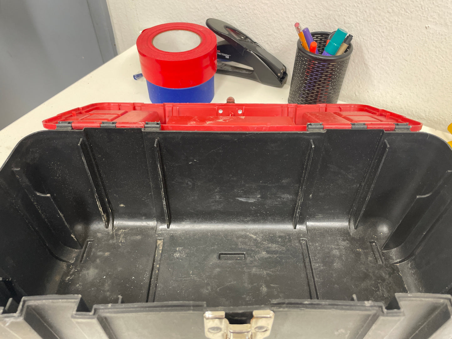Master Safety Series Toolbox, Red and Black