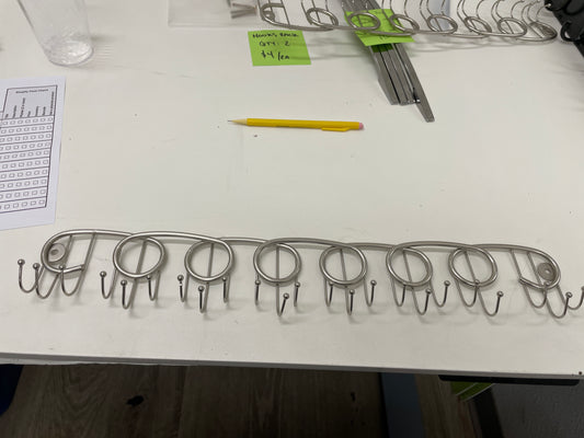 Hooks Rack, Nickel,
