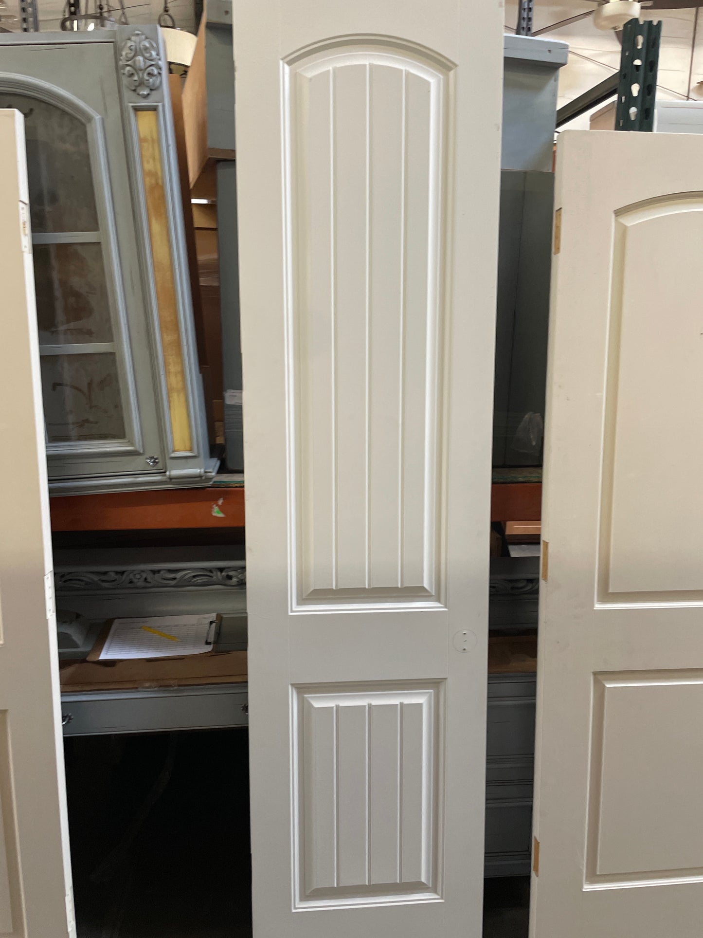 24x96 LHS Interior Hollow 2 Panel Slab Door, White