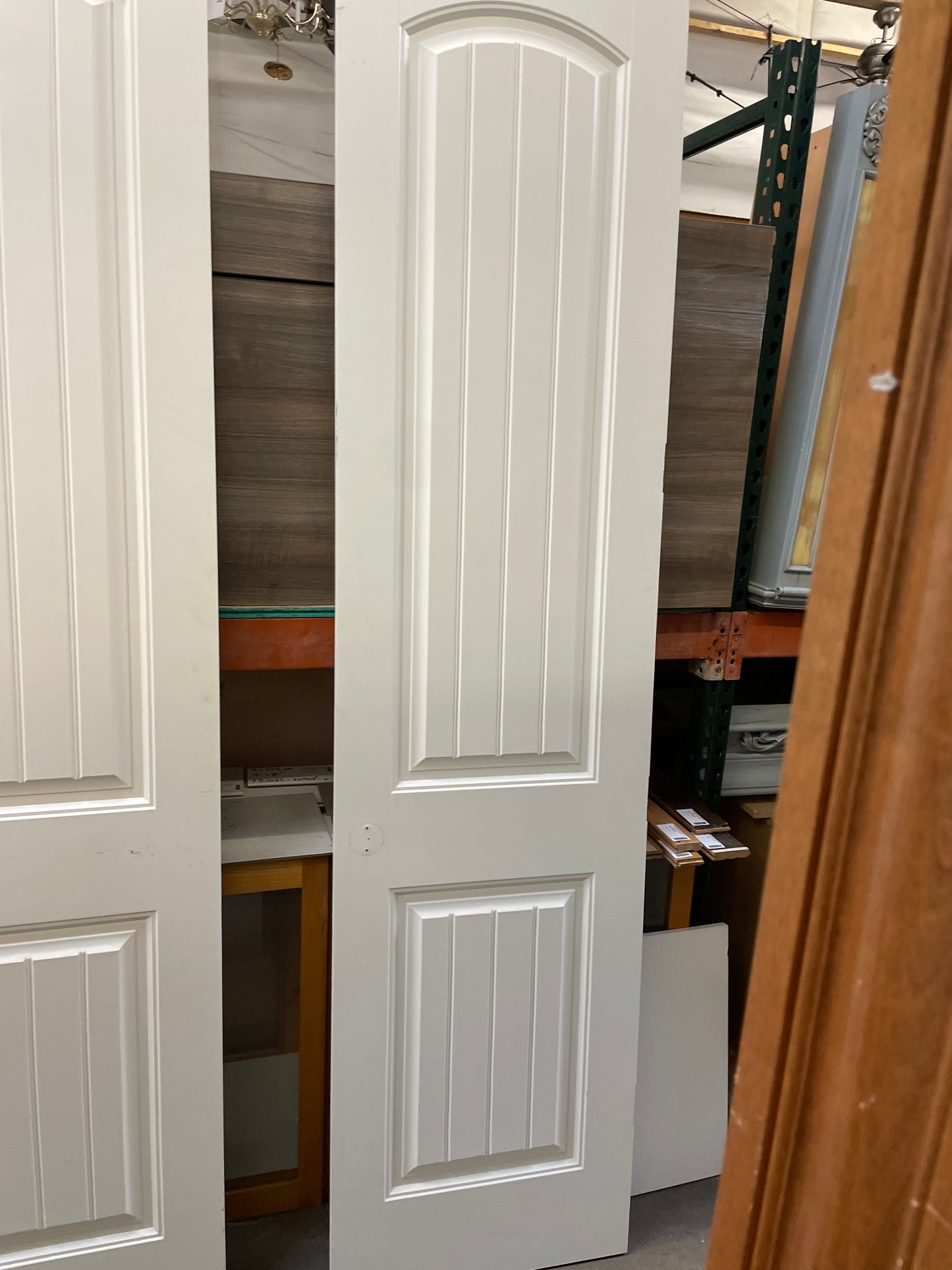 24x96 RHS Interior Hollow 2 Panel Slab Door, White