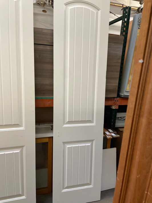 24x96 RHS Interior Hollow 2 Panel Slab Door, White