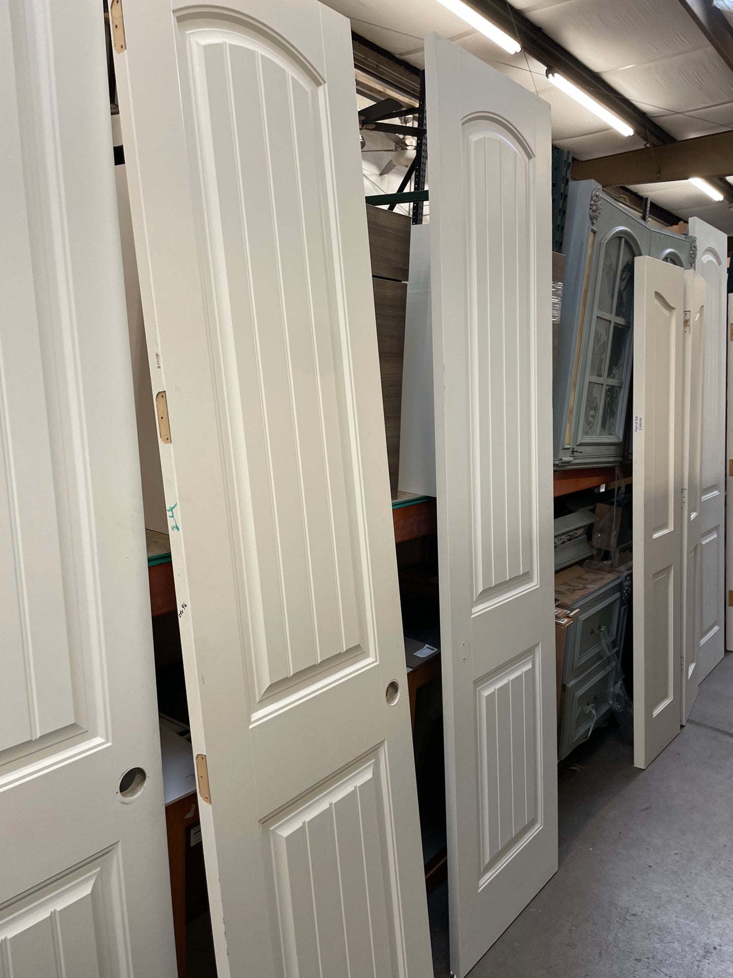 24x96 RHS Interior Solid 2 Panel Slab Door, White