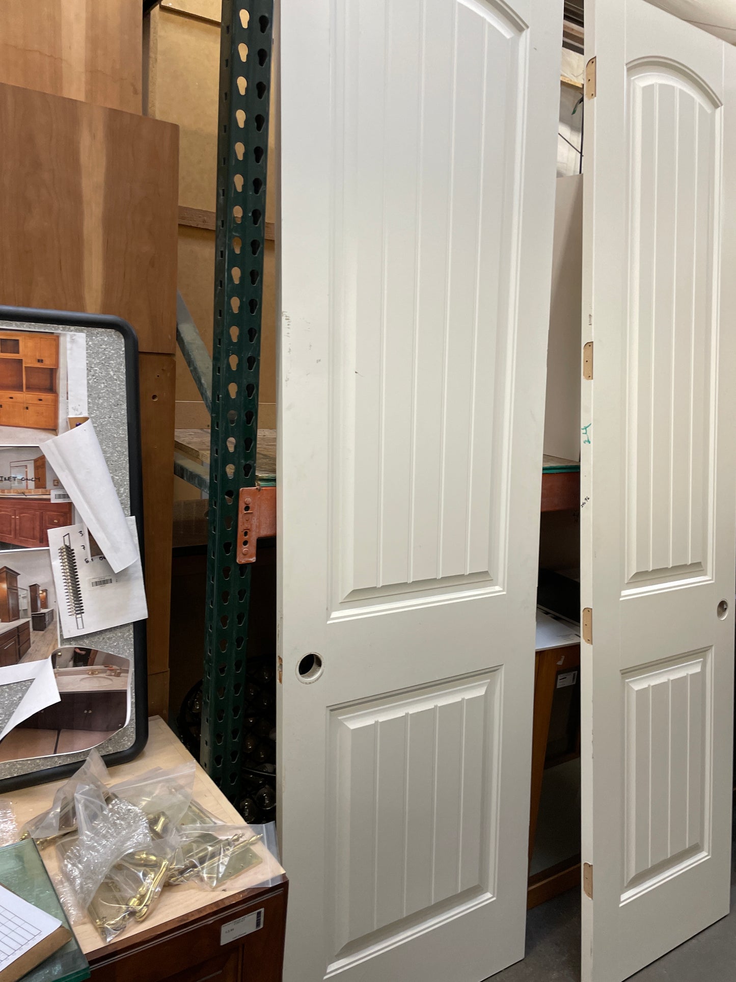 28x96 LHS Interior Hollow 2 Panel Slab Door, White
