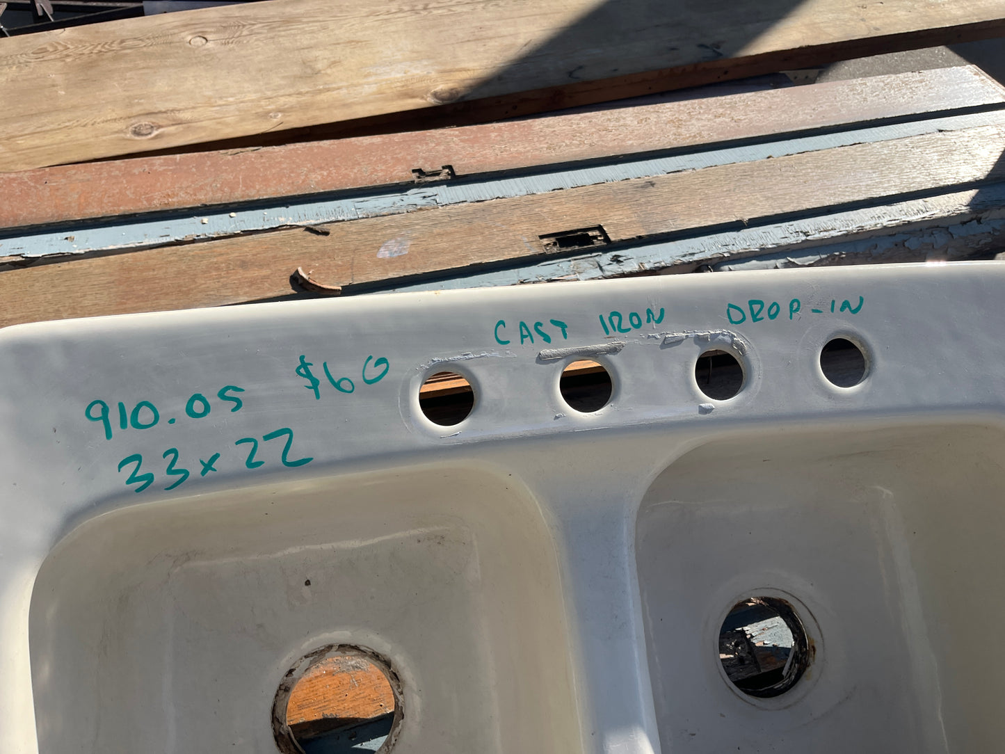 Cast Iron Drop-In Kitchen Sink [910.05]