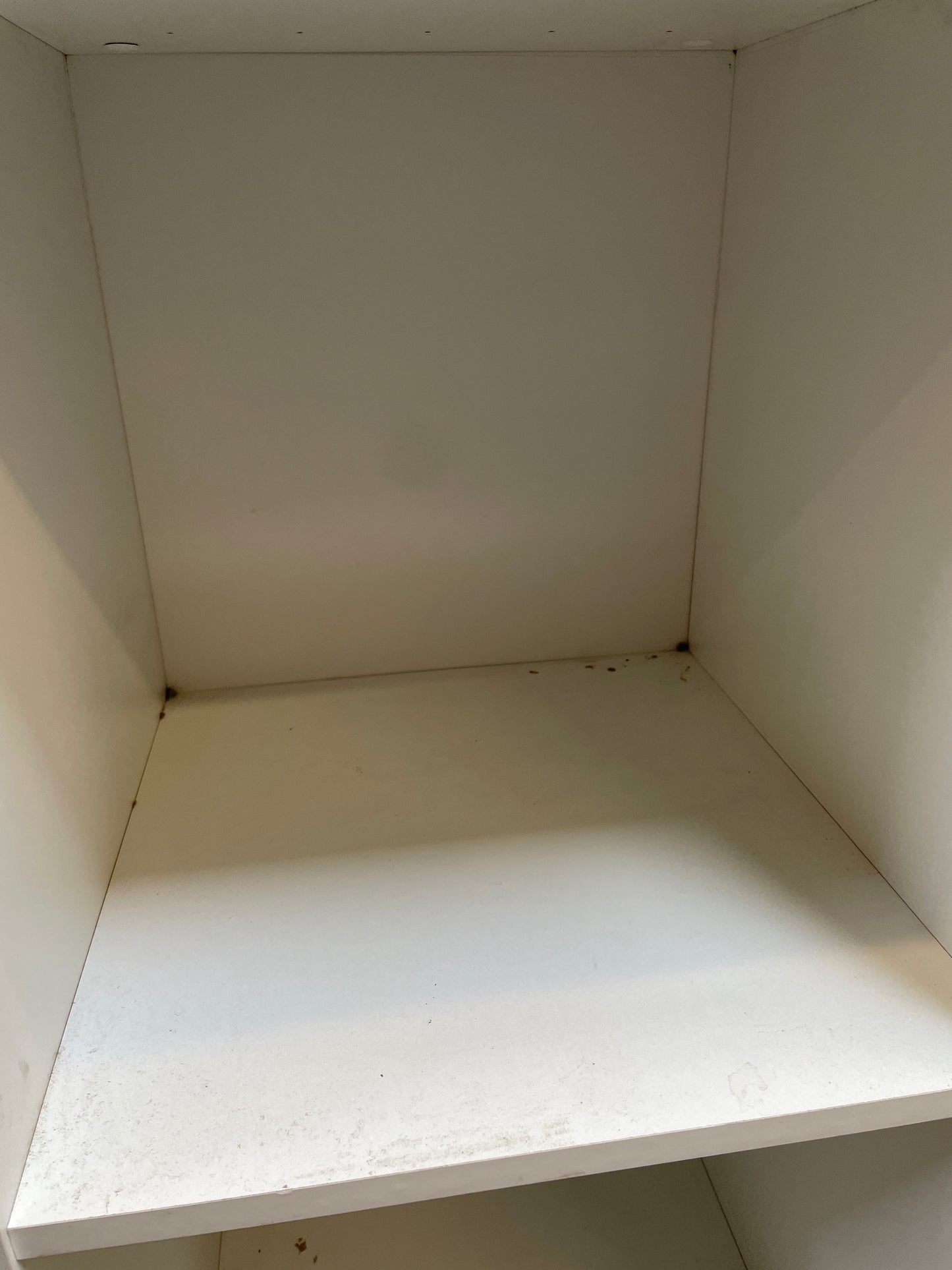 16in Wall Cabinet, White Painted Finish