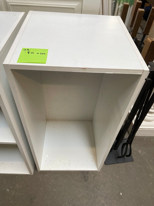 16in Wall Cabinet, White Painted Finish