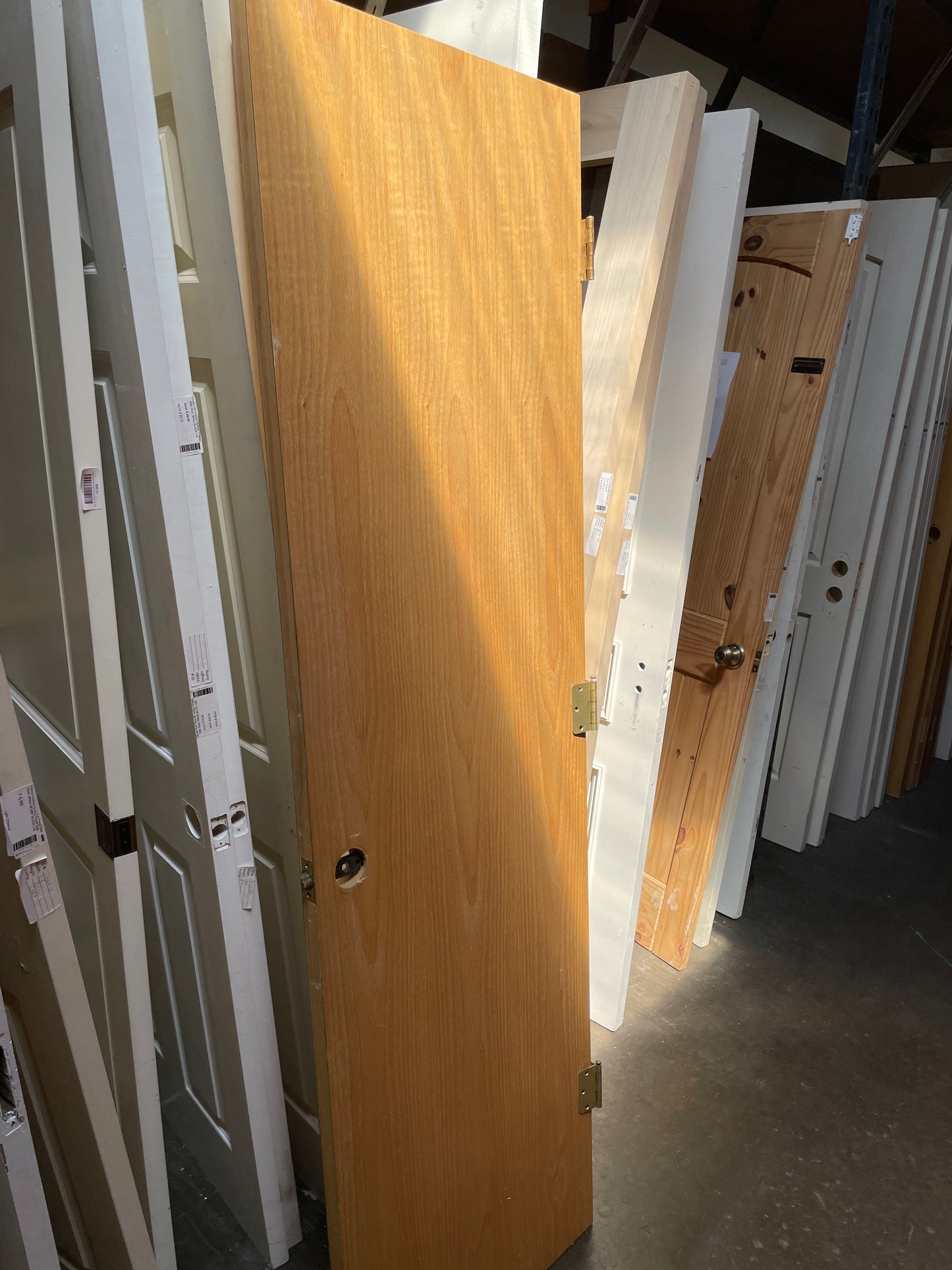 24x79 RHS Interior Hollow Flush Slab Door, Wood Finish
