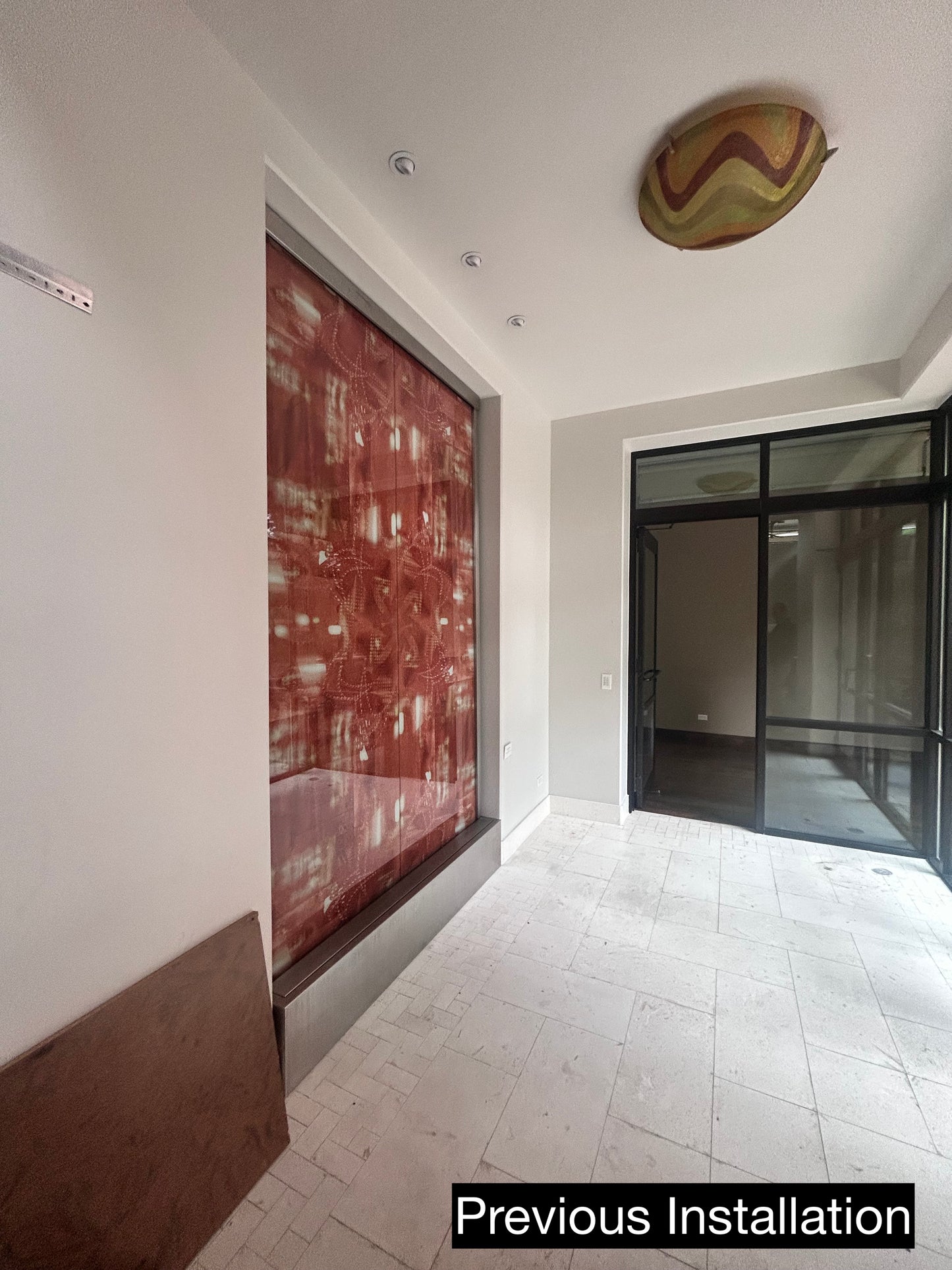 Lynnel Stainless Steel and Glass Water Feature