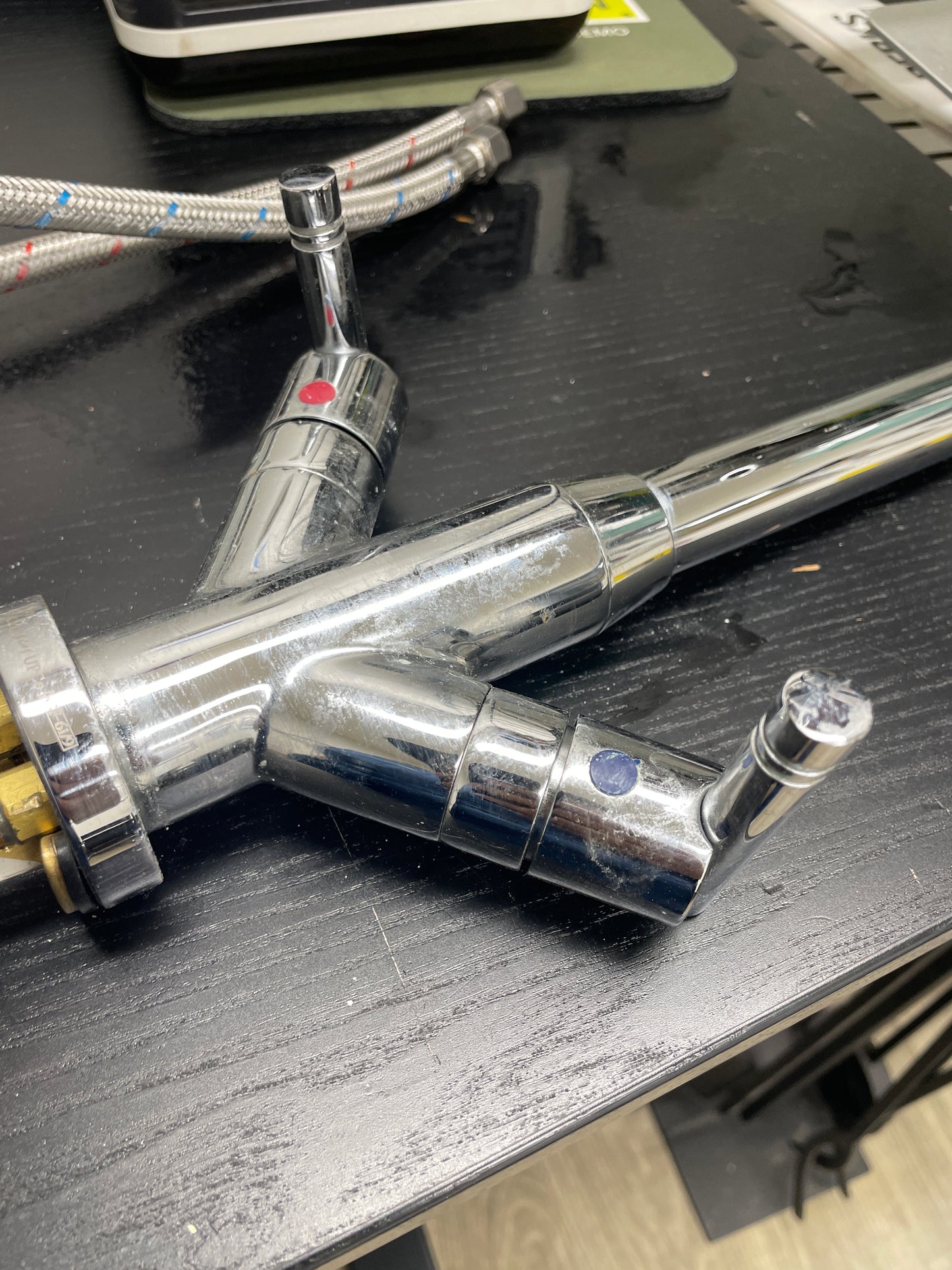 Reclaimed Single-Hole Kitchen Faucet, Chrome