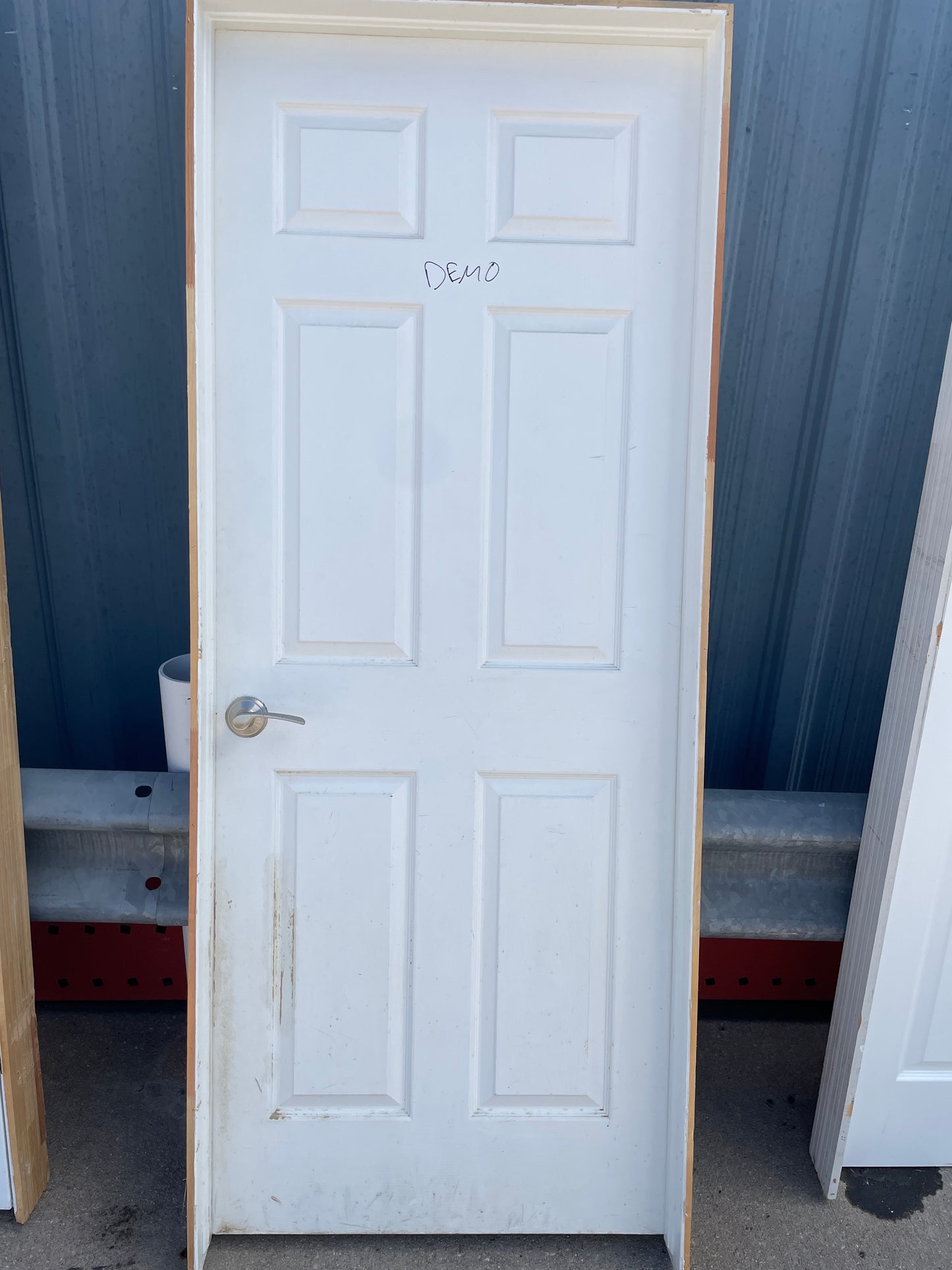 30x79 RHS Interior Hollow 6 Panel Prehung Door, White