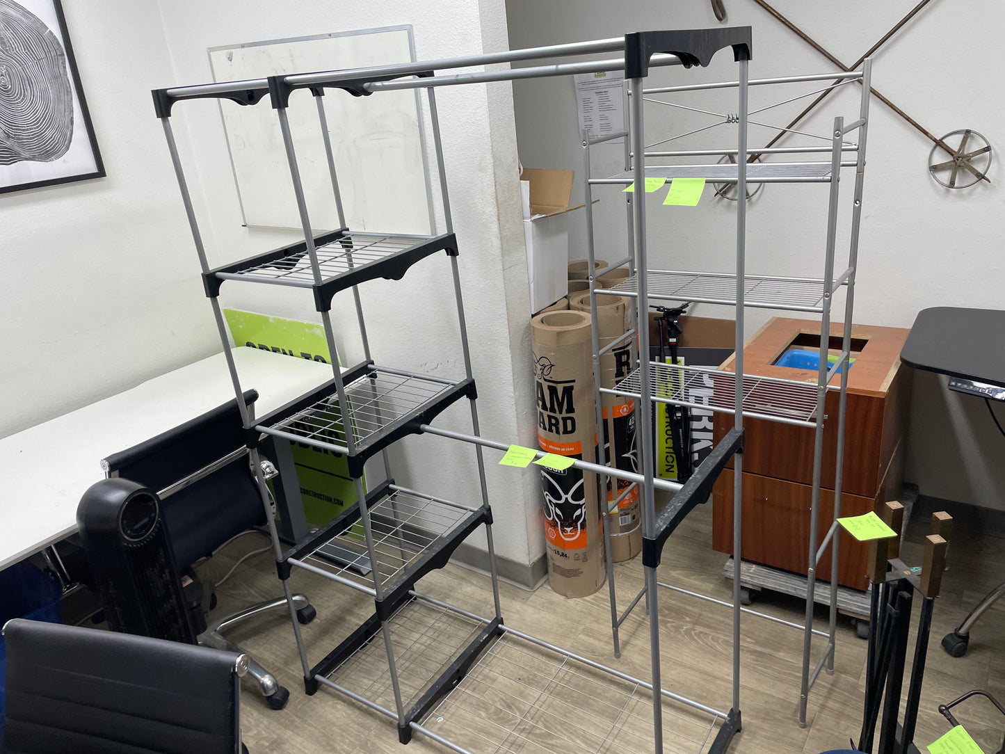 Freestanding Garment Storage Rack, 40 Inch Wide x 18 Inch Deep x 59 Inch High