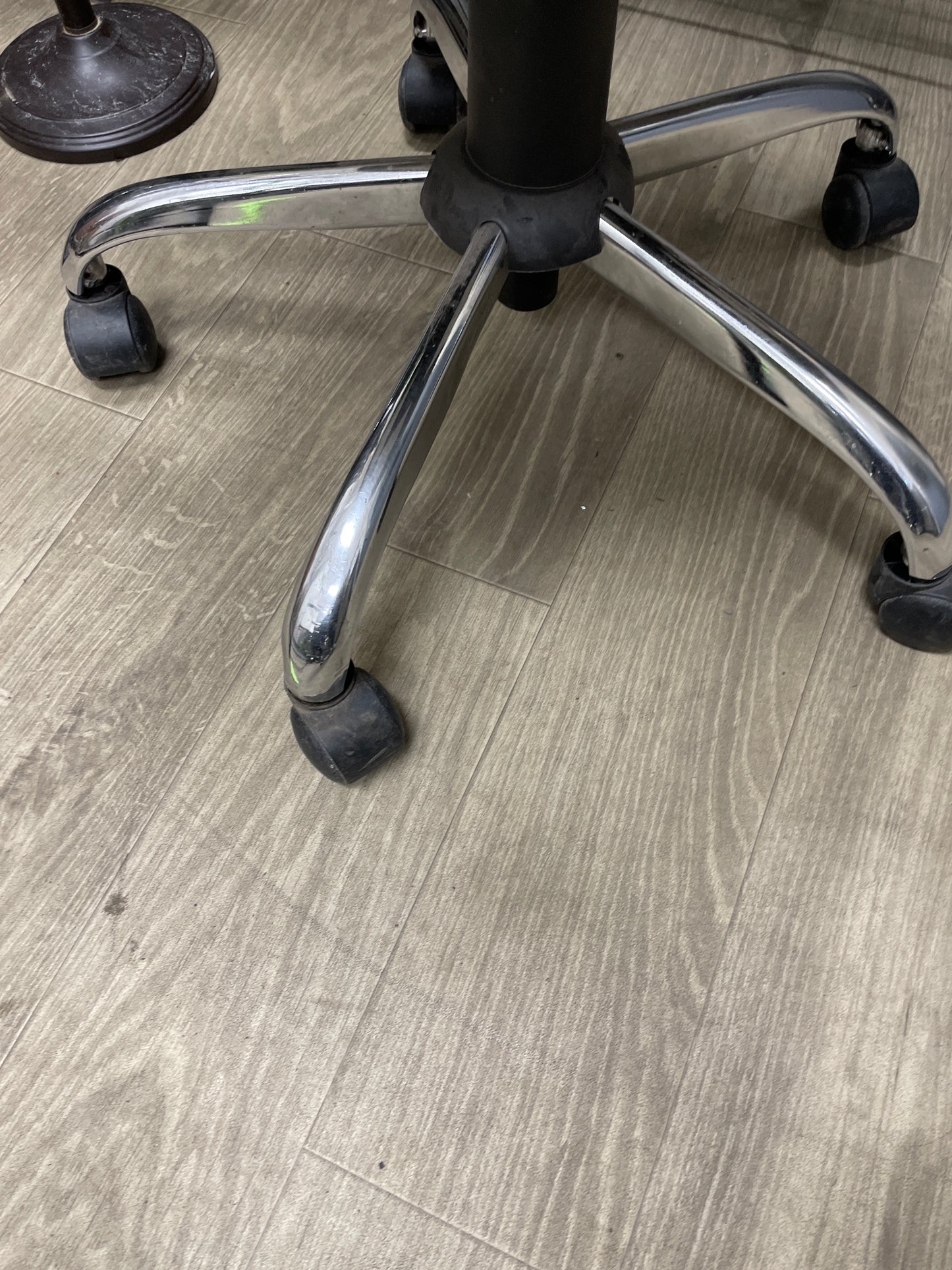 Office Task Chair, Blue Mesh, Adjustable Height