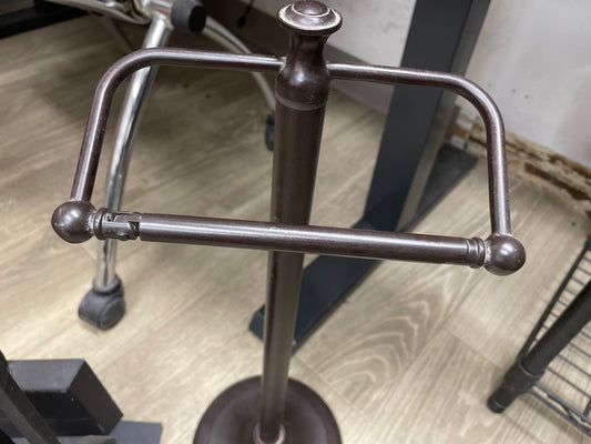 Freestanding Bronze Towel Holder, Paper Holder