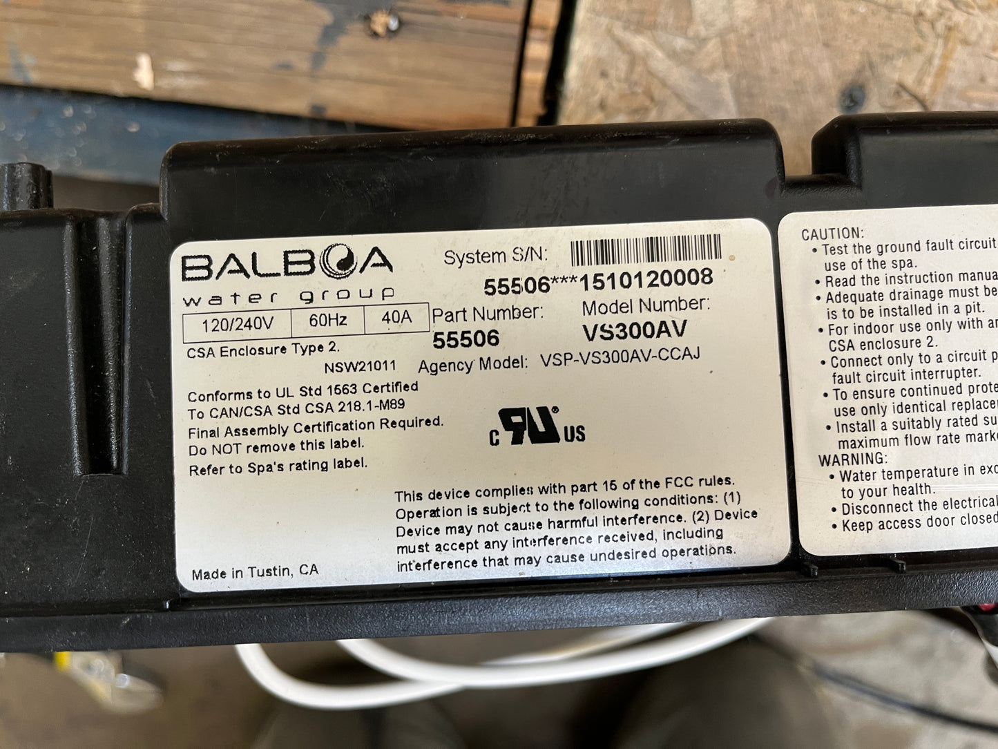 Hot Tub Spa Control System + Pump Set [ID 1023.01]