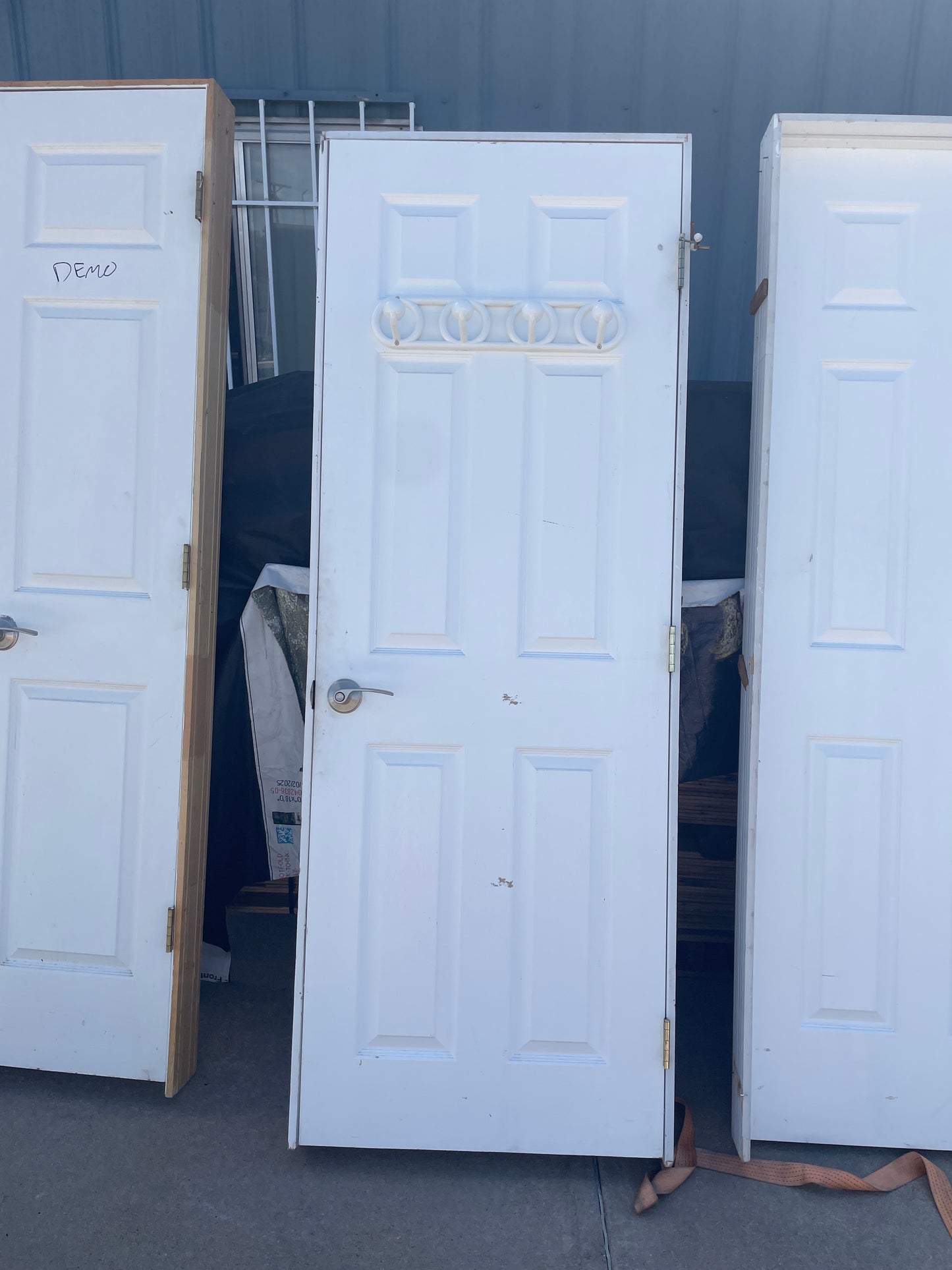 28x78 RHS Interior Hollow 6 Panel Prehung Door, White