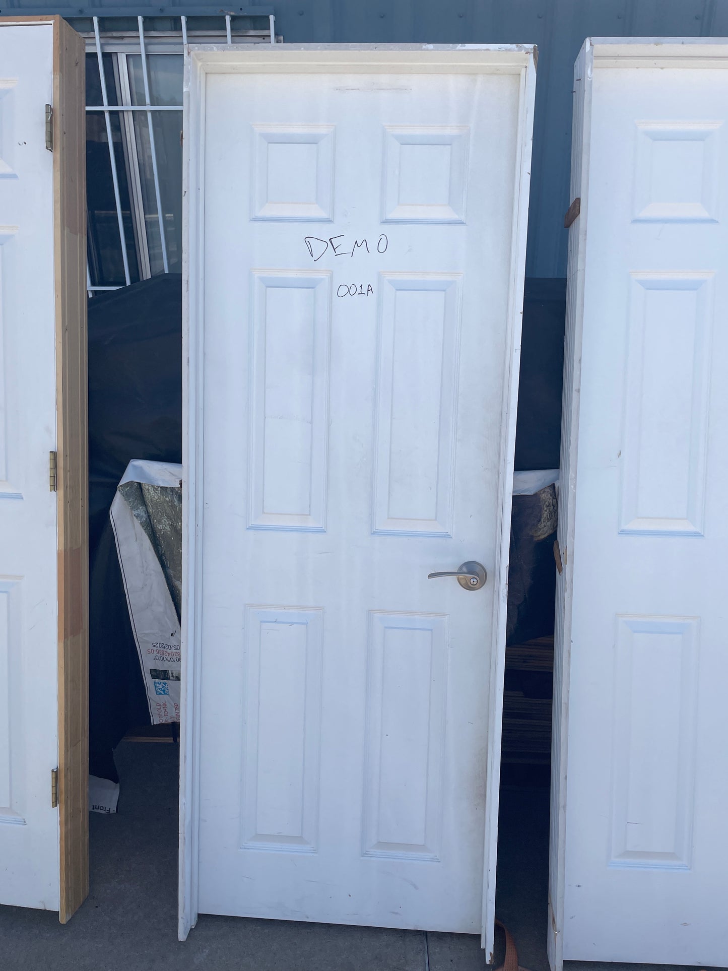 28x78 RHS Interior Hollow 6 Panel Prehung Door, White