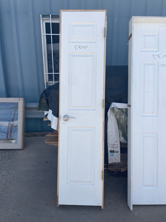 18x80 RHS Interior Hollow 2 Panel Prehung Door, White