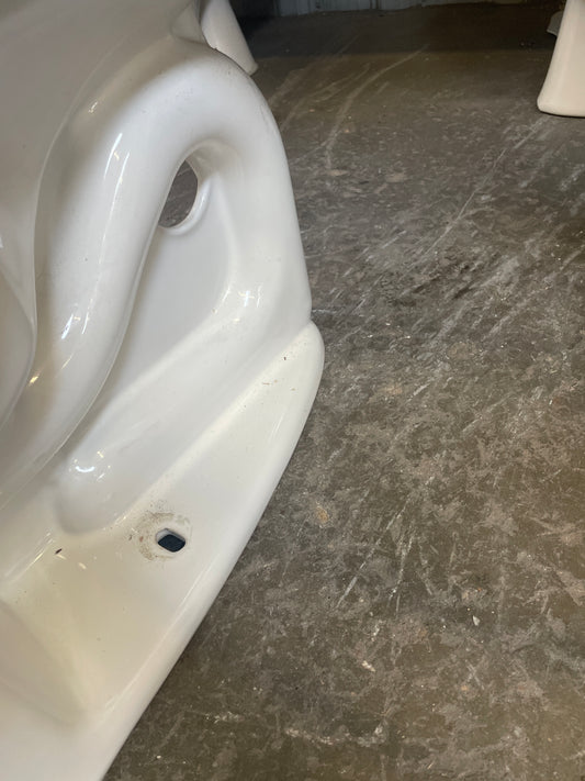 Kohler Round Two-Piece Single Flush Toilet, White