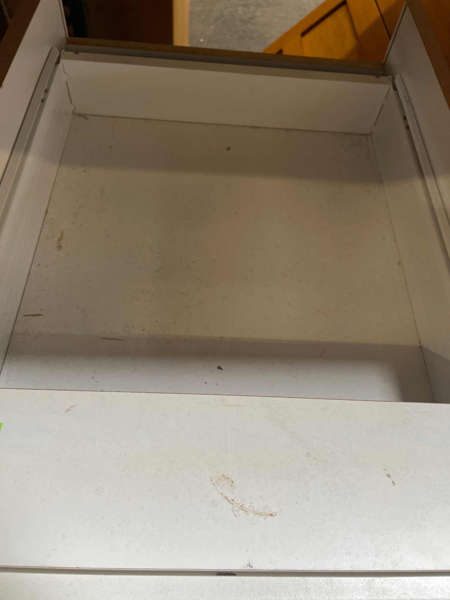18in Drawer Base Cabinet, White Painted Finish