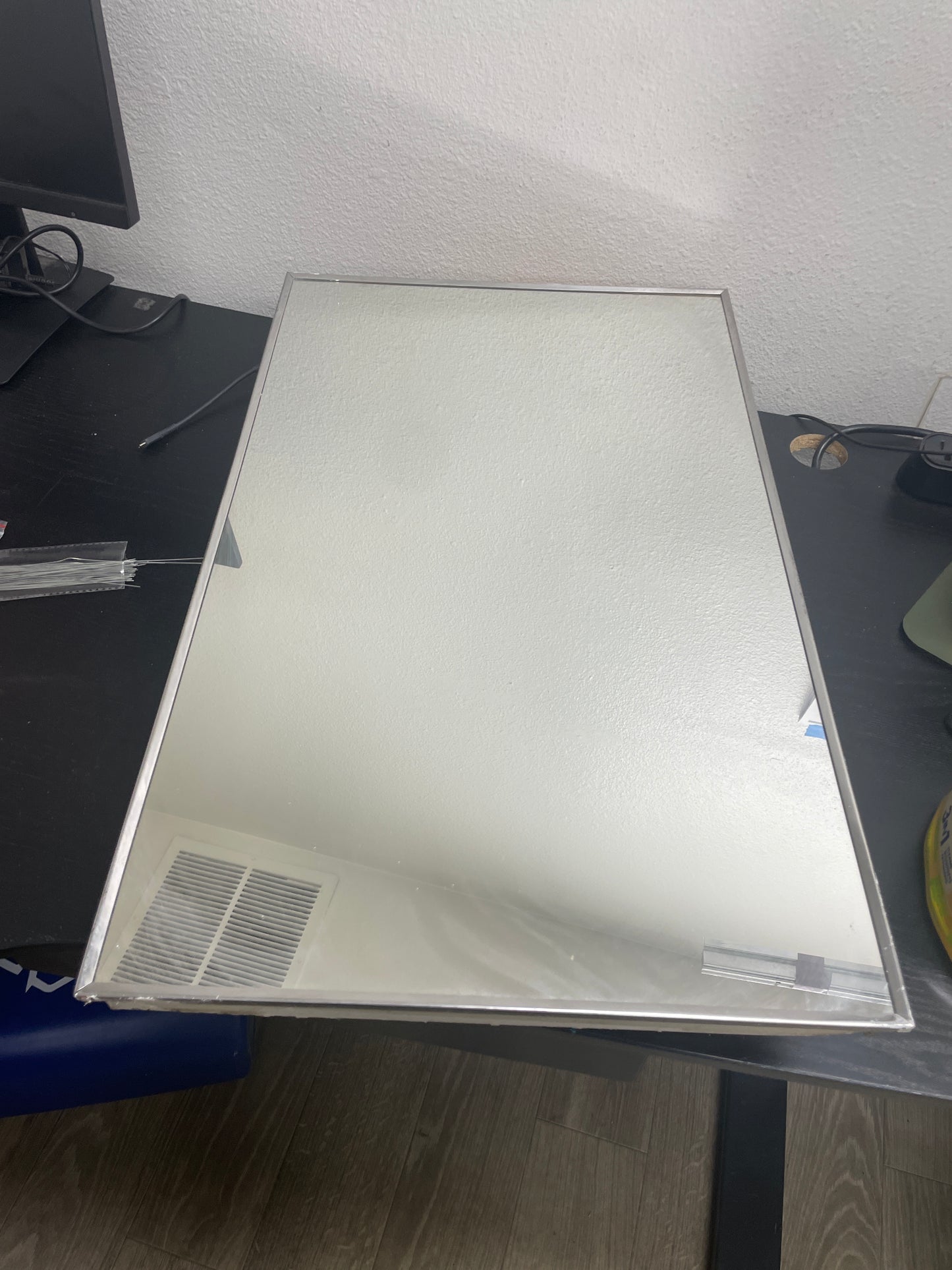Reclaimed In Wall Medicine Cabinet, Mirrored Door