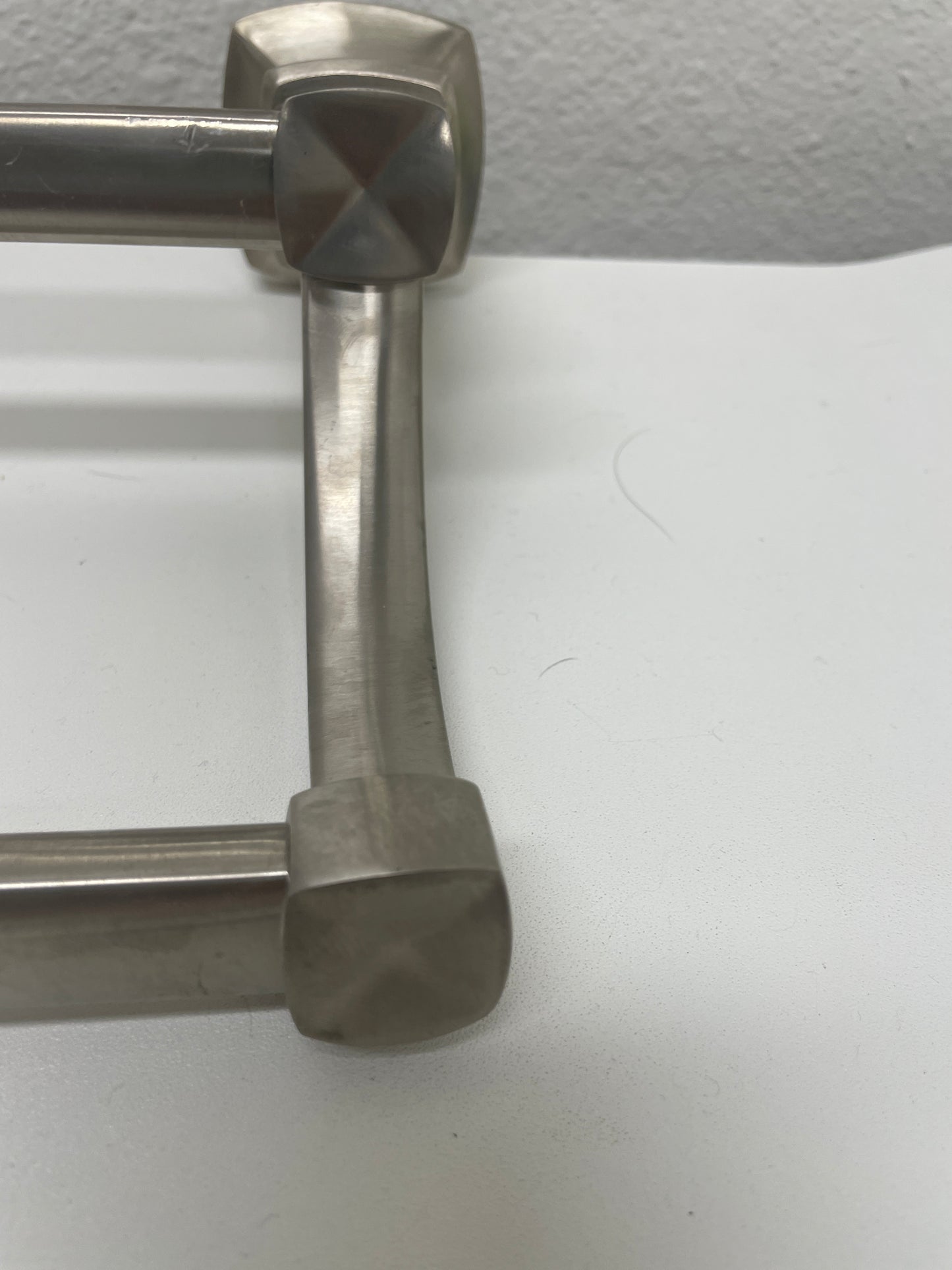 Reclaimed 24in Brushed Nickel Double Towel Bar