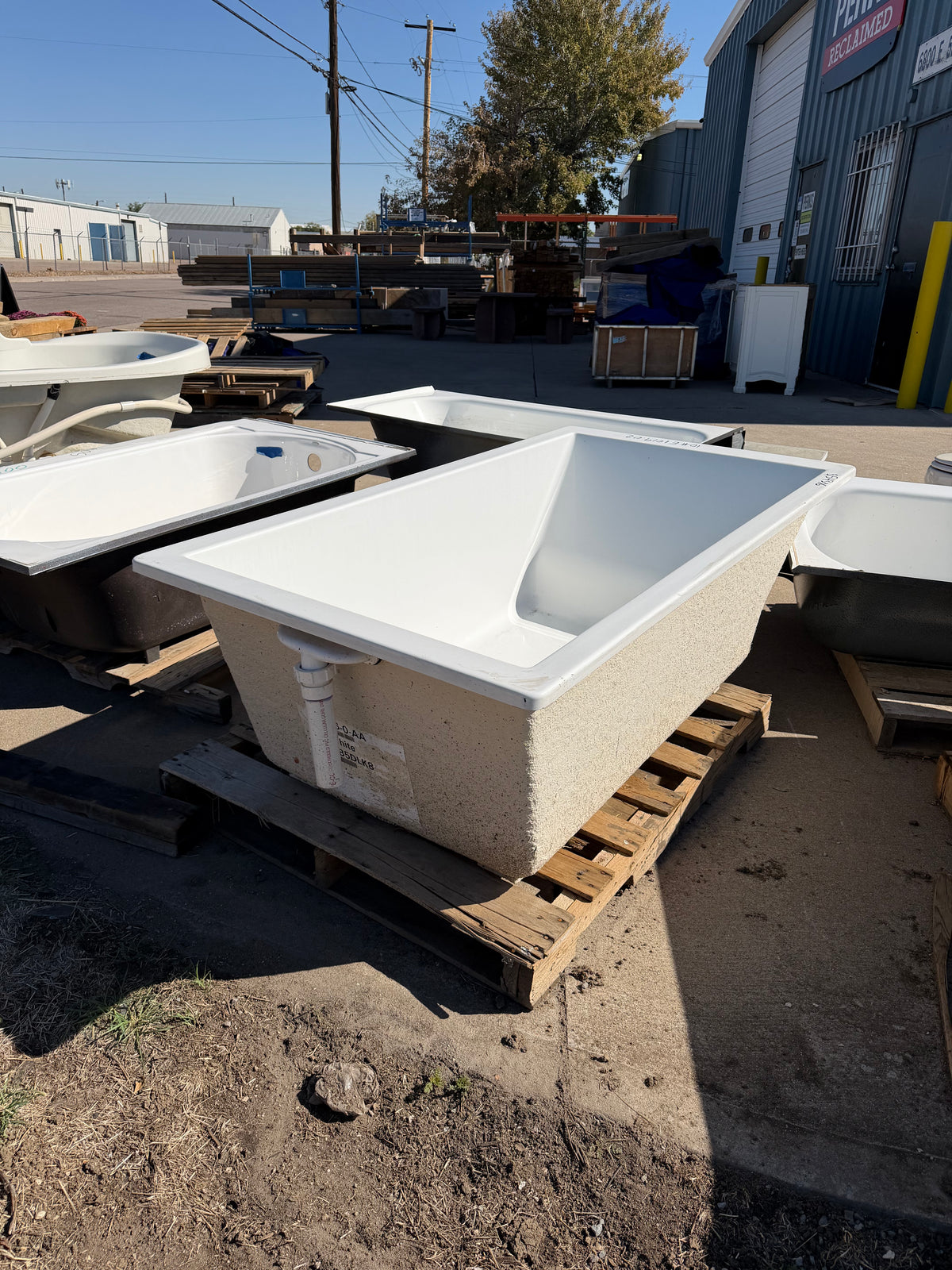 Kohler Underscore Drop-In Soaking Tub, White