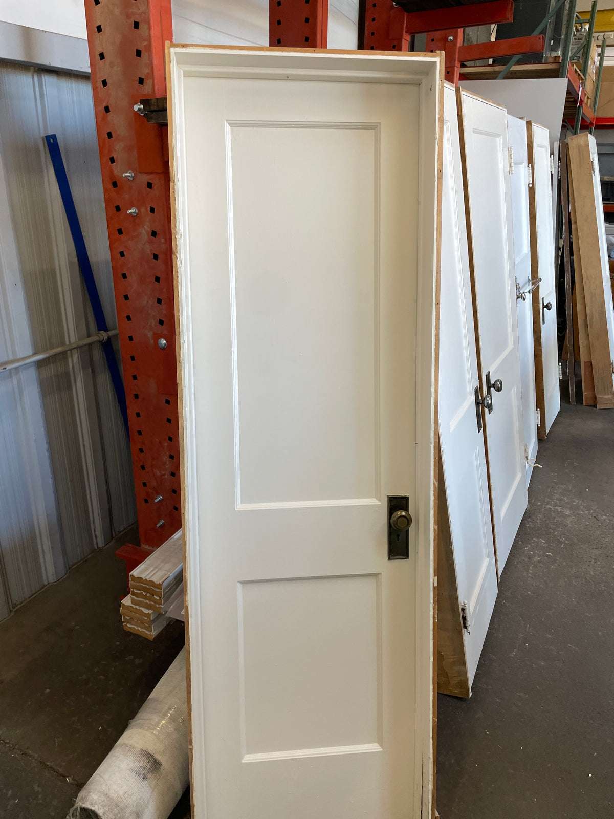 21x79 LHS Interior Hollow 2 Panel Prehung Door, White