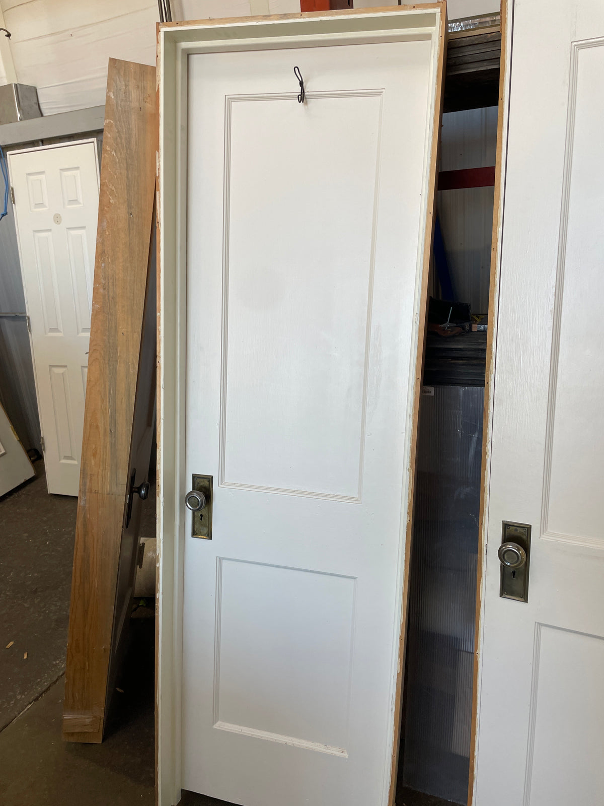 24x79 RHS Interior Hollow 2 Panel Prehung Door, White