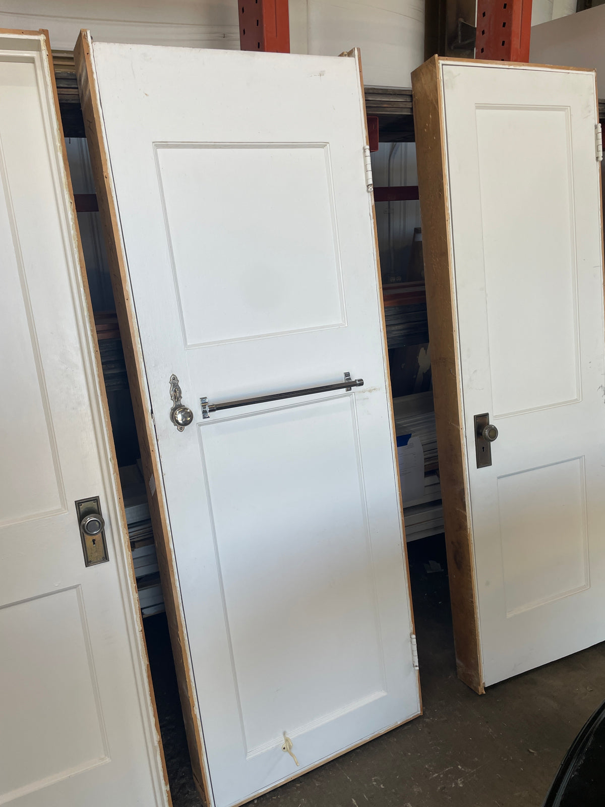 28x80 LHS Interior Solid 2 Panel Prehung Door, White