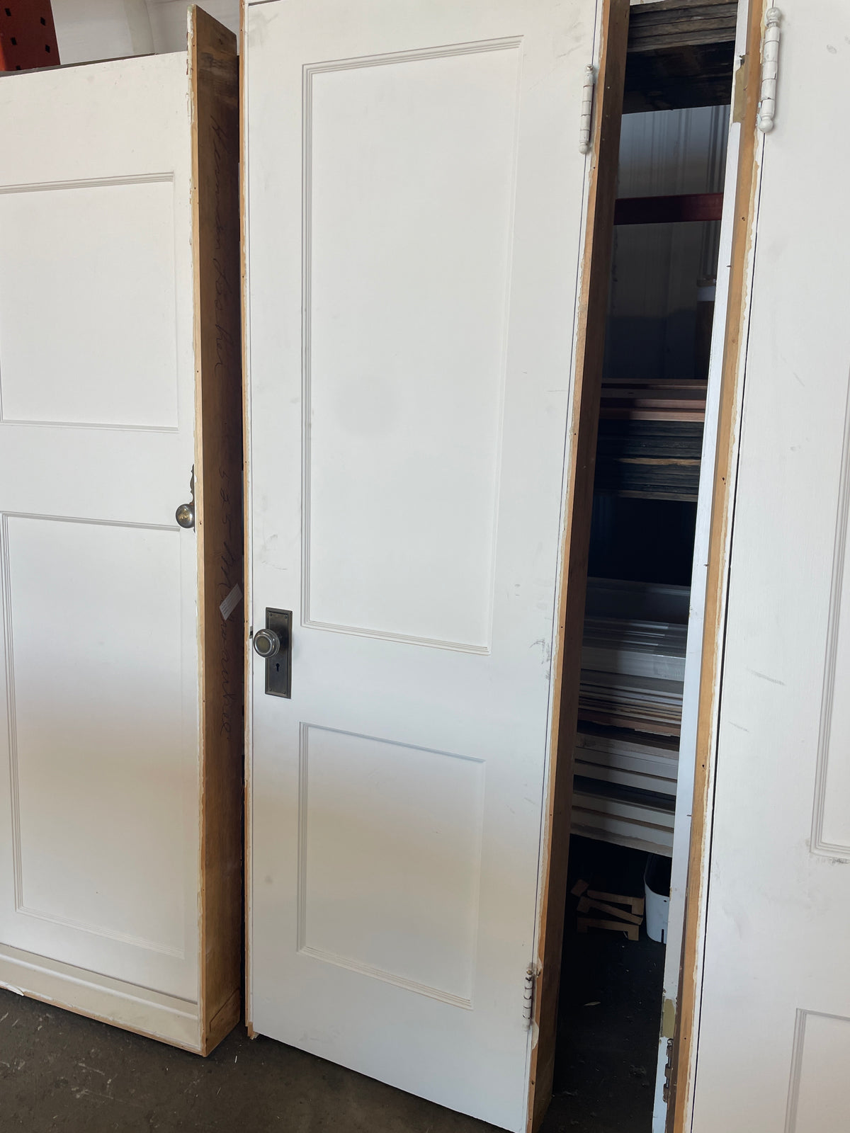 24x80 LHS Interior Hollow 2 Panel Prehung Door, White