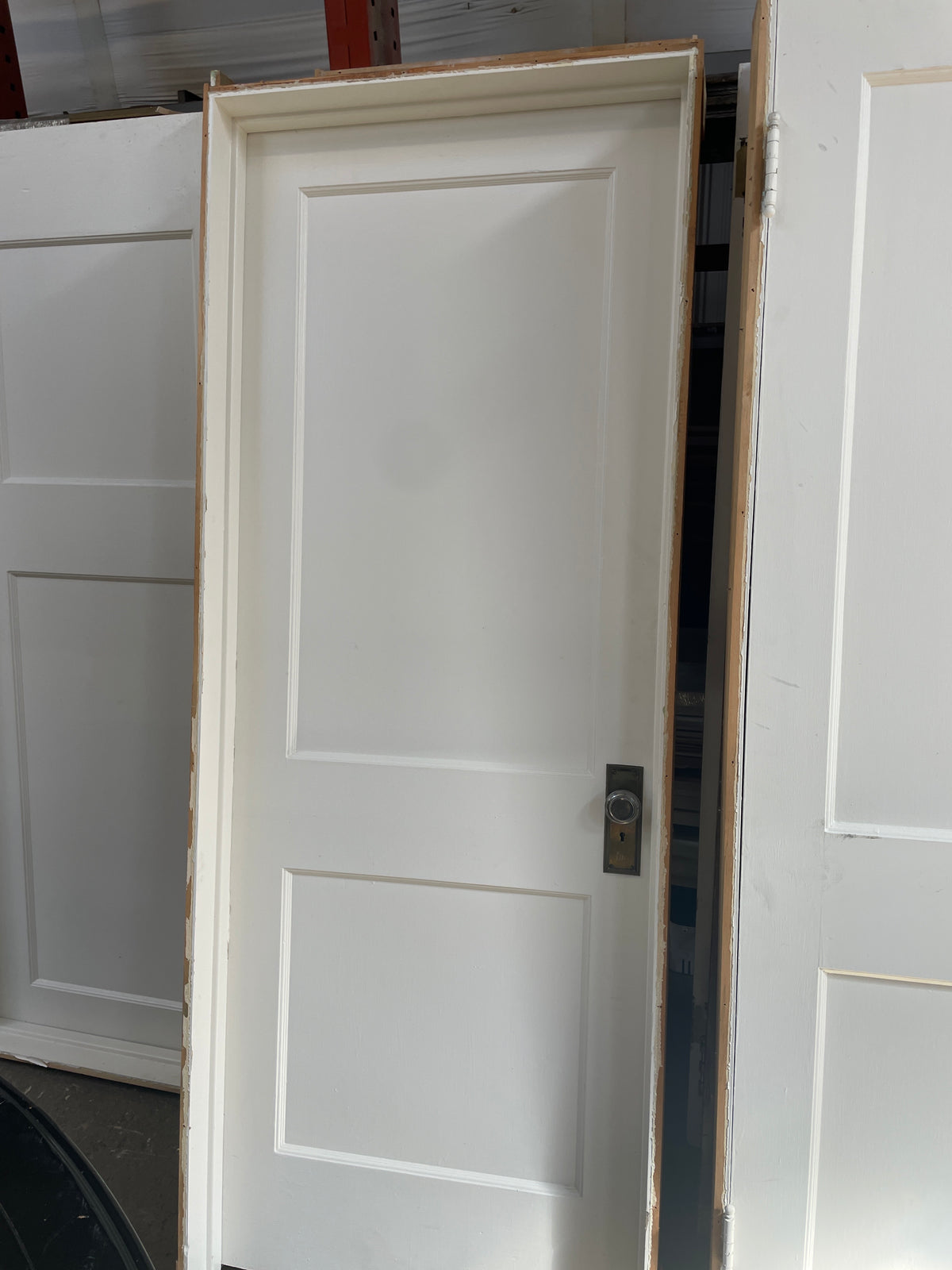 24x80 LHS Interior Hollow 2 Panel Prehung Door, White