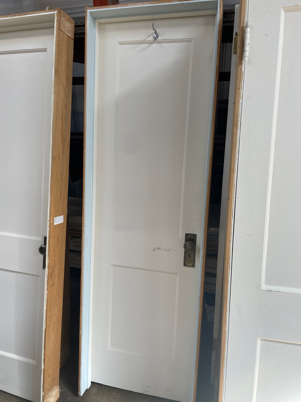 24x80 LHS Interior Hollow 2 Panel Prehung Door, White