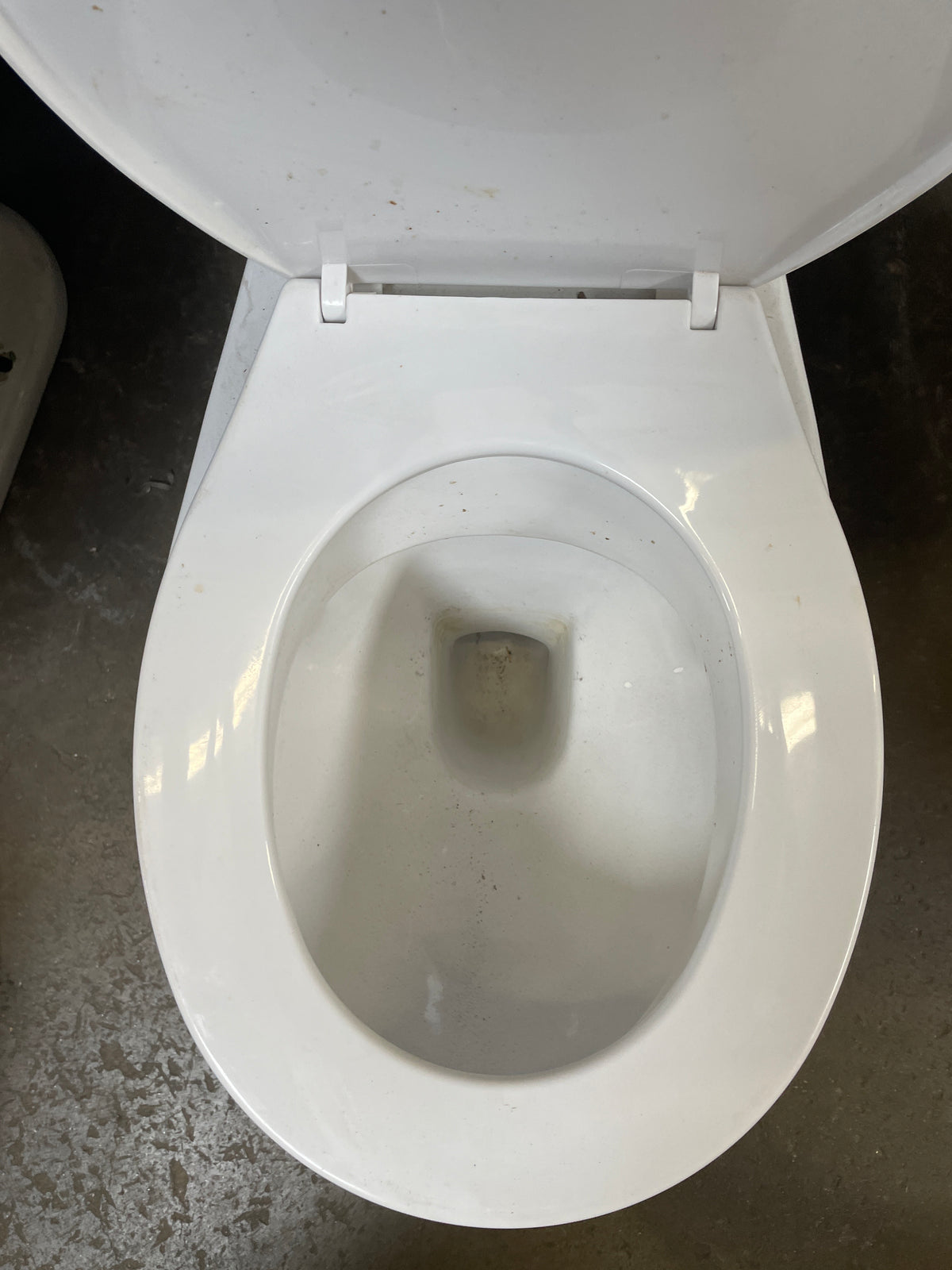 Elongated Two-Piece Single Flush Toilet, White