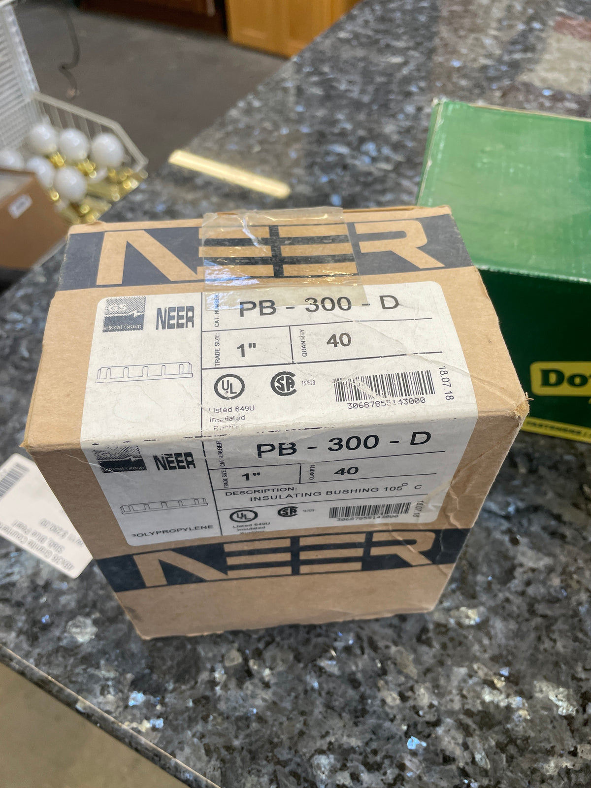 NEER PB-300-D 1 Inch Insulating Bushings, New (Box of 40)