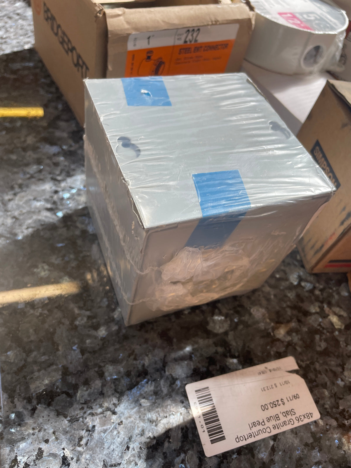 Hoffman 4x4x4 Screw Cover Pull Box, New