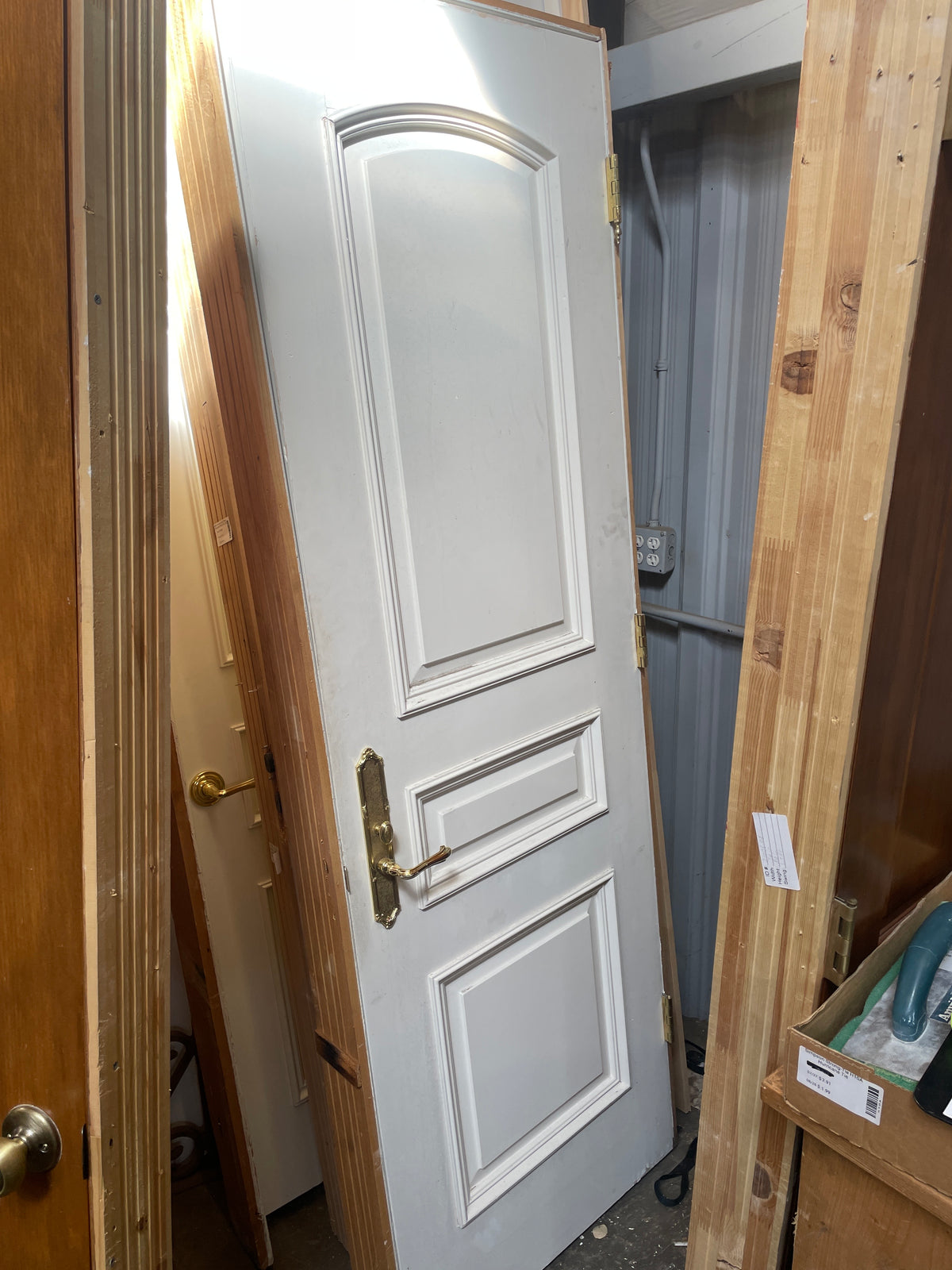 28x84 RHS Interior Solid 3 Panel Prehung, White