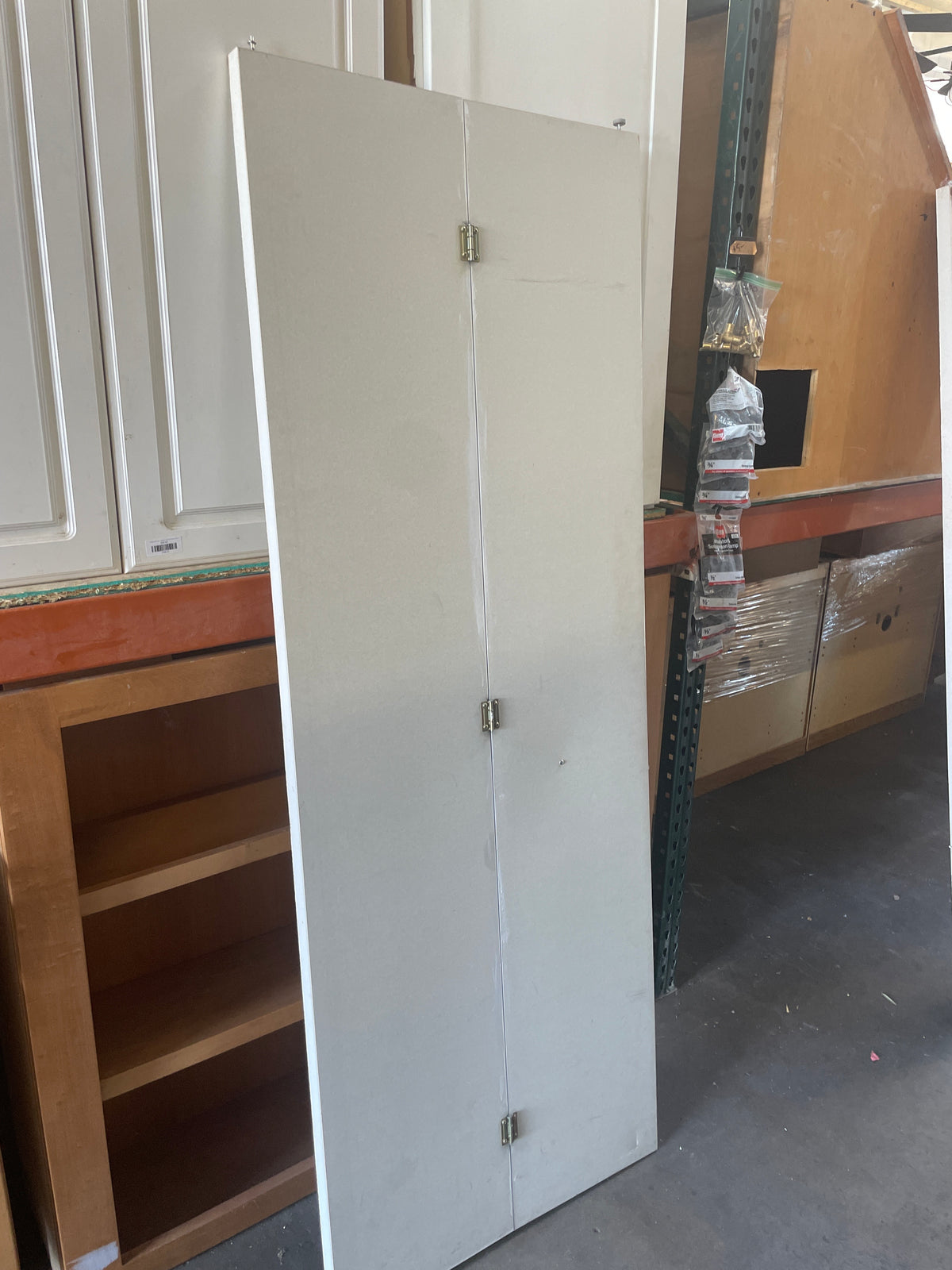 30x79 Interior Hollow 6 Panel Bi-Fold Slab, White