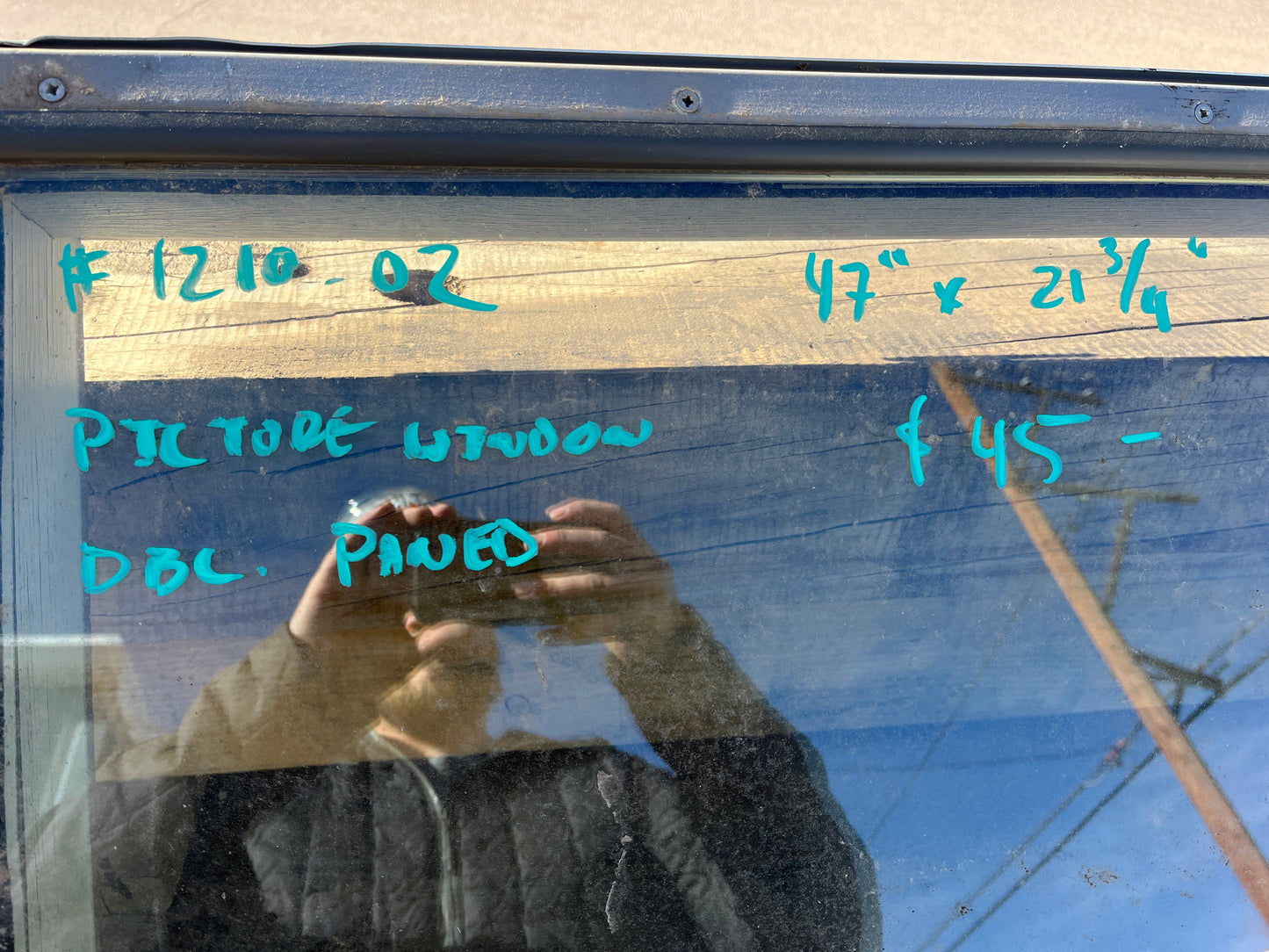 #1210.02 Fixed Picture Window | Double Pane | 47" x 21 3/4"