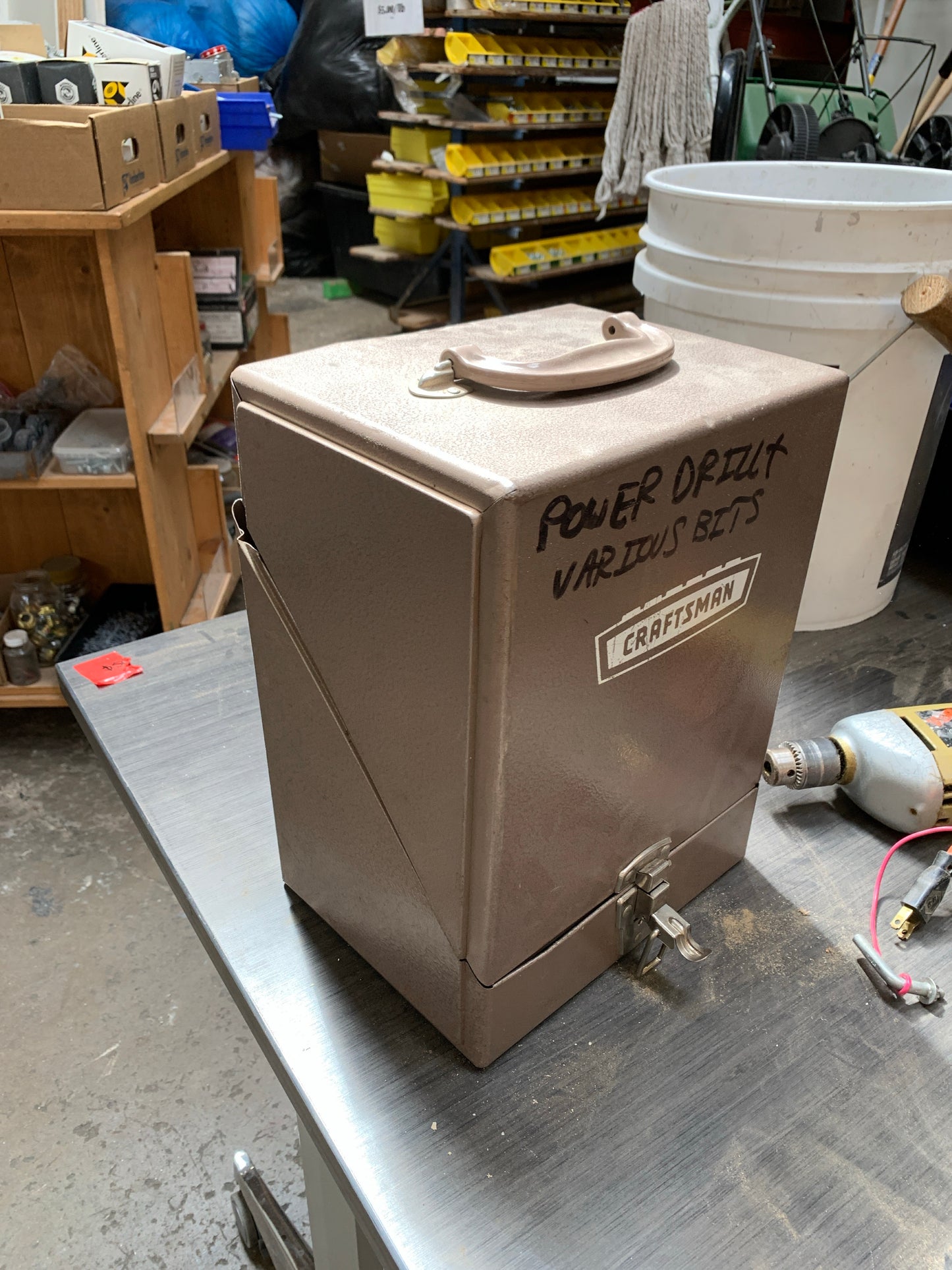 Vintage Black & Decker VSR Drill in Craftsman Case – Metal Box w/ Bits & Accessories [624.02]