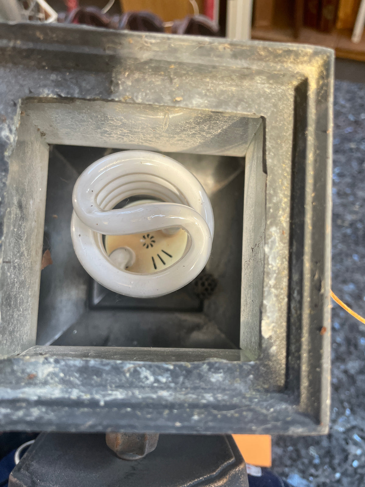 Reclaimed Outdoor Lantern Light, Wet Location Rated