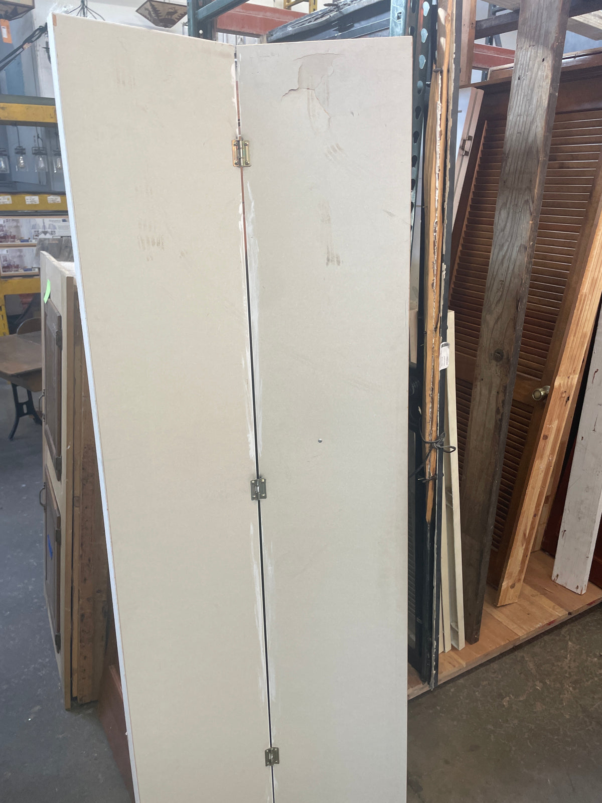 30x78 Interior Hollow 6 Panel Bi-Fold Slab, White