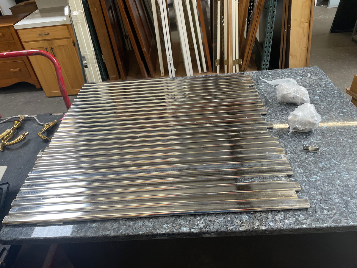Reclaimed Set of Polished Chrome Towel Bars With Mounting Hardware