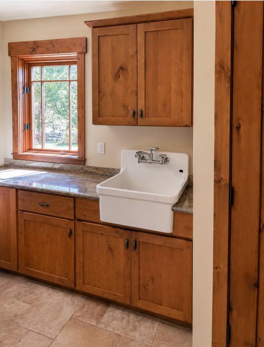 Bathroom Cabinet Set, Wood Finish [#BNCC.404.02]