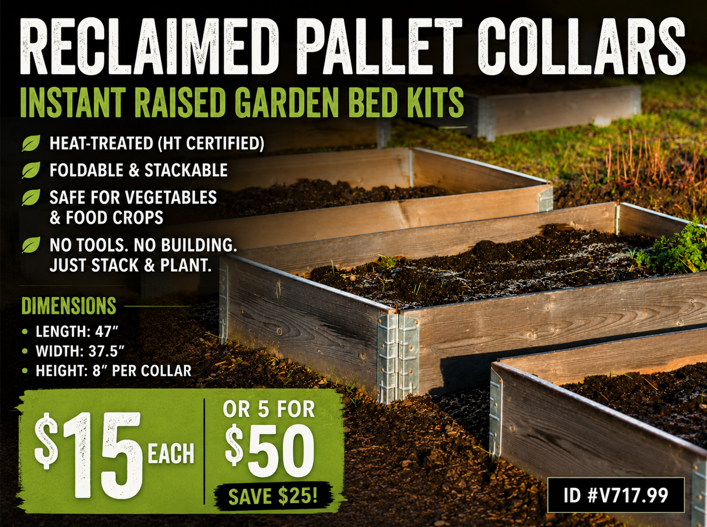 Pallet Collars - 5 for $50