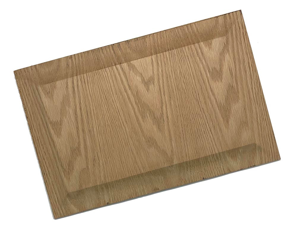 Reclaimed Red Oak Veneer Raised Panels, 1 Inch Thick, Various Sizes